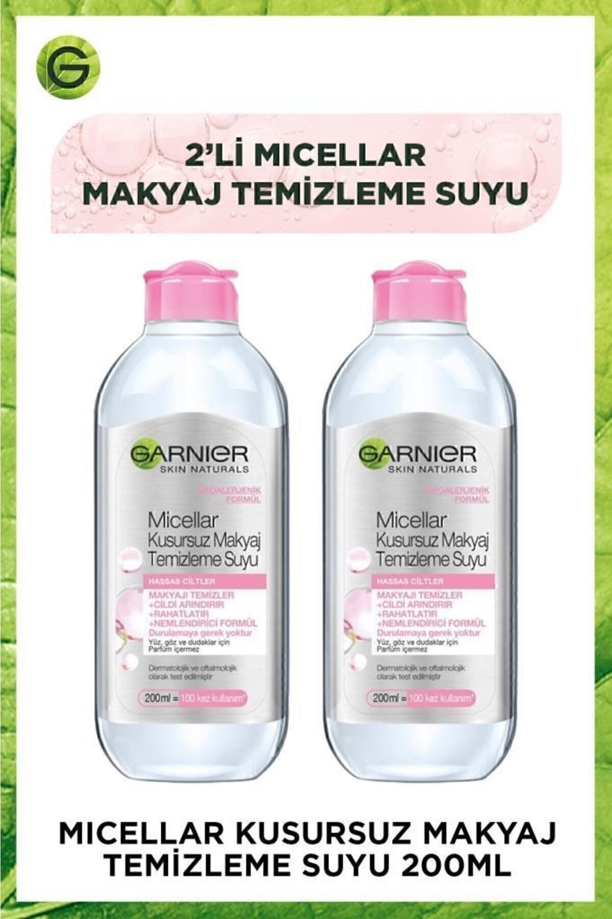 Watsons Micellar Kusursuz Makyaj Temizleme Suyu 200ml 2'li Set
