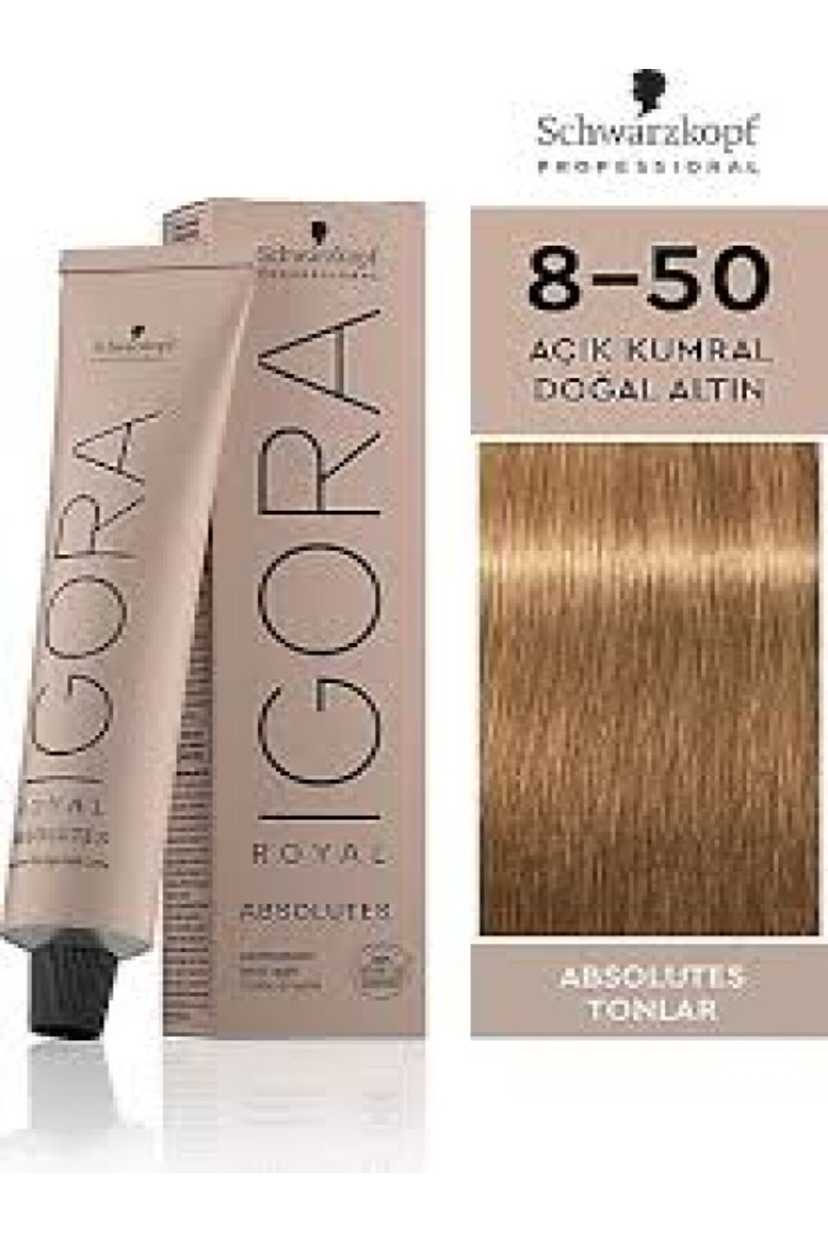 Schwarzkopf Igora Royal 8-50 Açık Kumral Altın Doğal Saç Boyası