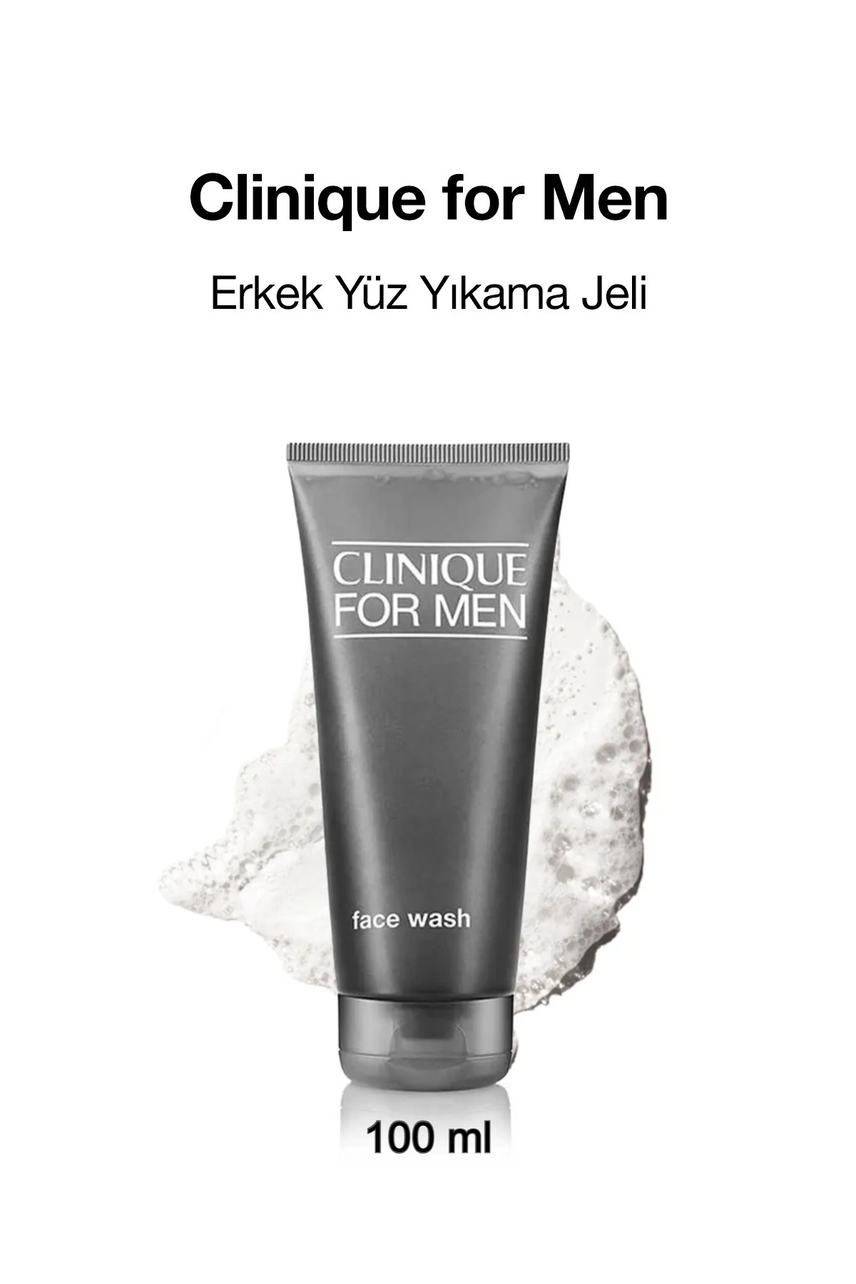Clinique For Men™ Face Wash - Erkekler İçin Yüz Yıkama Jeli 200 ml | Kuru, Karma Cilt Tipi