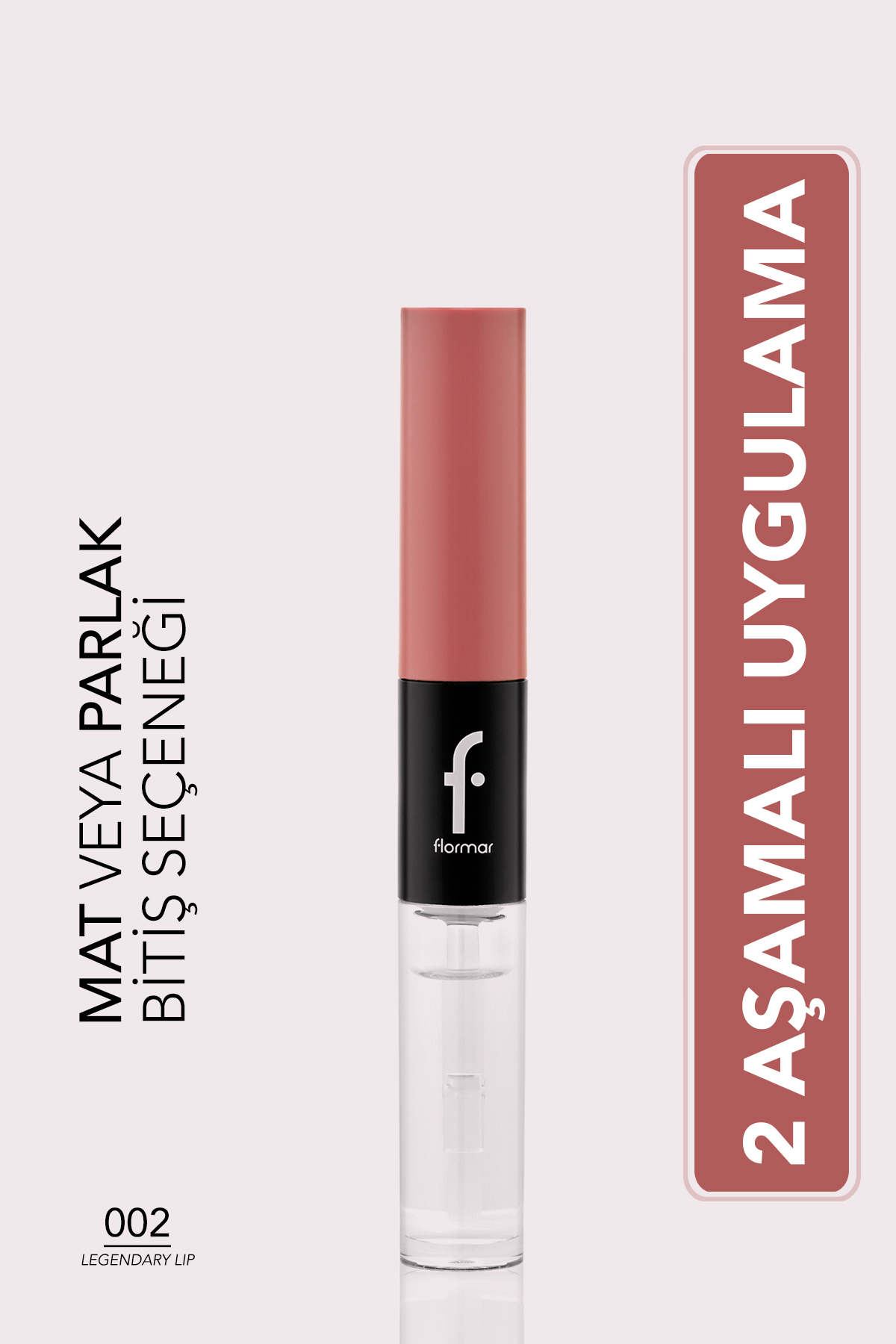 Flormar Duoglam Yüksek Pigmentli Kremsi Likit Ruj & Ultra Kalıcı Dudak Parlatıcısı