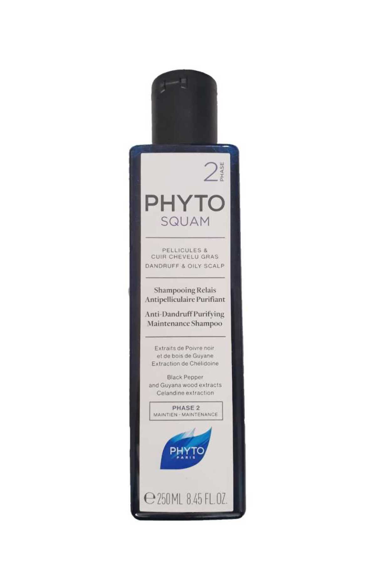Phytosquam Purifying Shampoo Yağlıya Dönük Saçlar için Kepeğe Karşı Arındırıcı Bakım Şampuanı