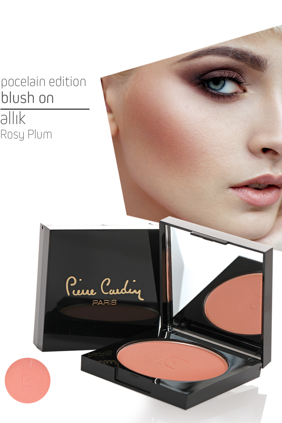 Pierre Cardin Porcelain Edition Blush On - Allık - Rosy Plum