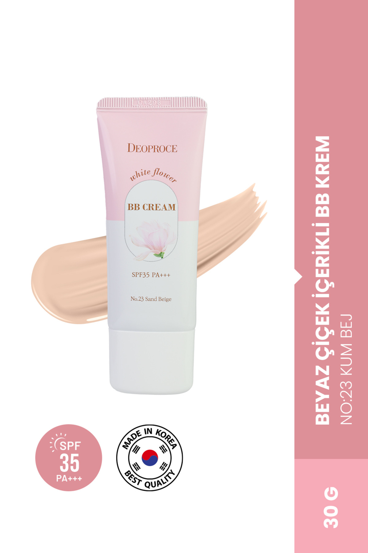 DEOPROCE Beyazlatıcı Ve Işıltı Artırıcı White Flower Bb Krem 30ml No:23
