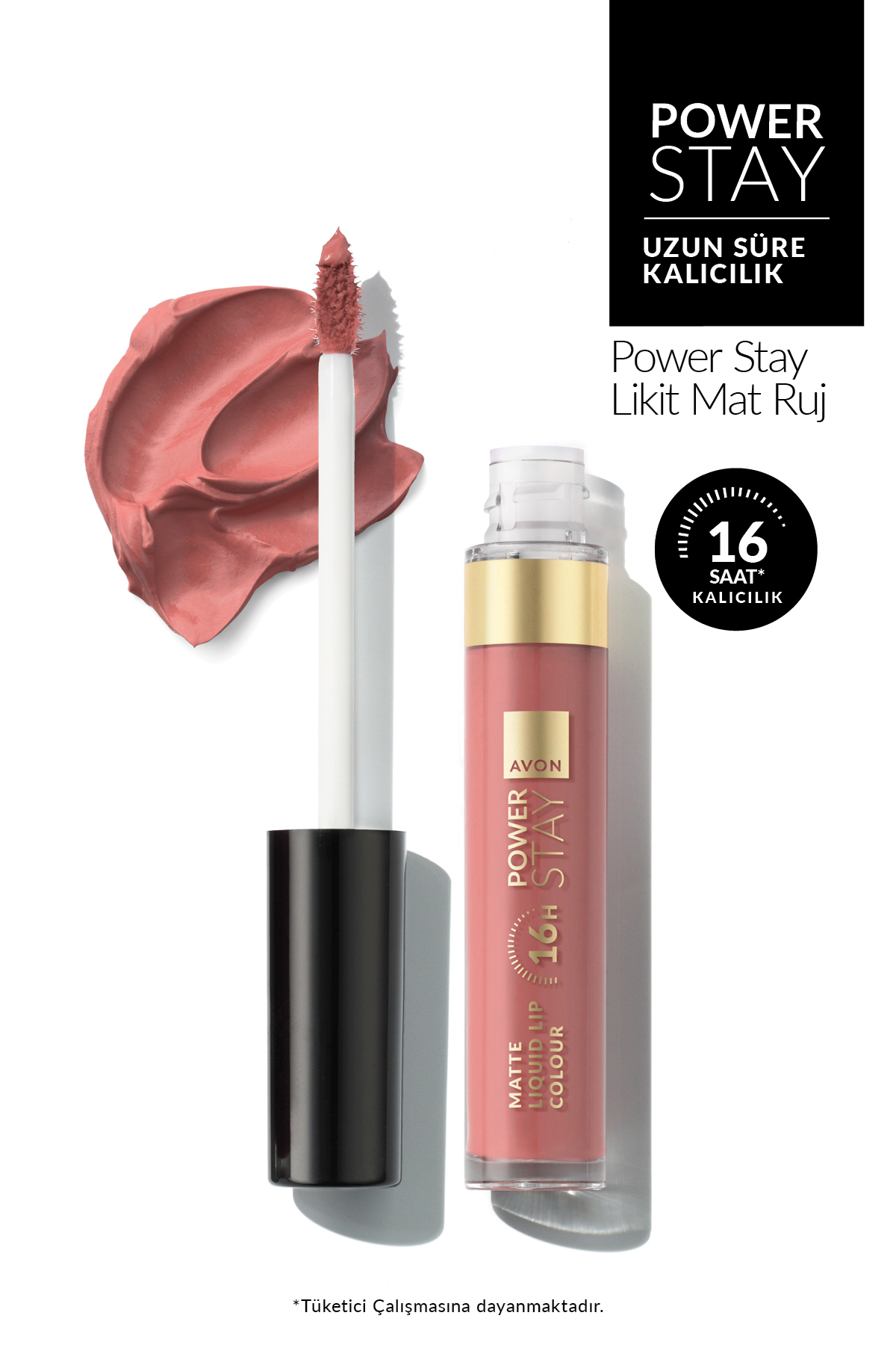 AVON Power Stay Likit Mat Ruj - Can’t Quit Café