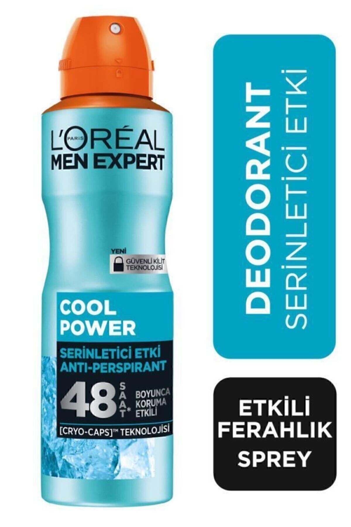 L'Oreal Paris Cool Power Anti Perspirant Serinletici Etki Erkek Sprey Deodorant 150ml