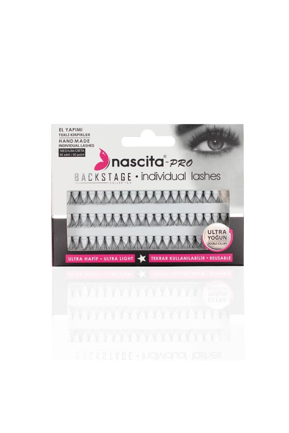 nascita Tekli Takma Kirpik Pro Backstage Collection Individual Lashes Medium