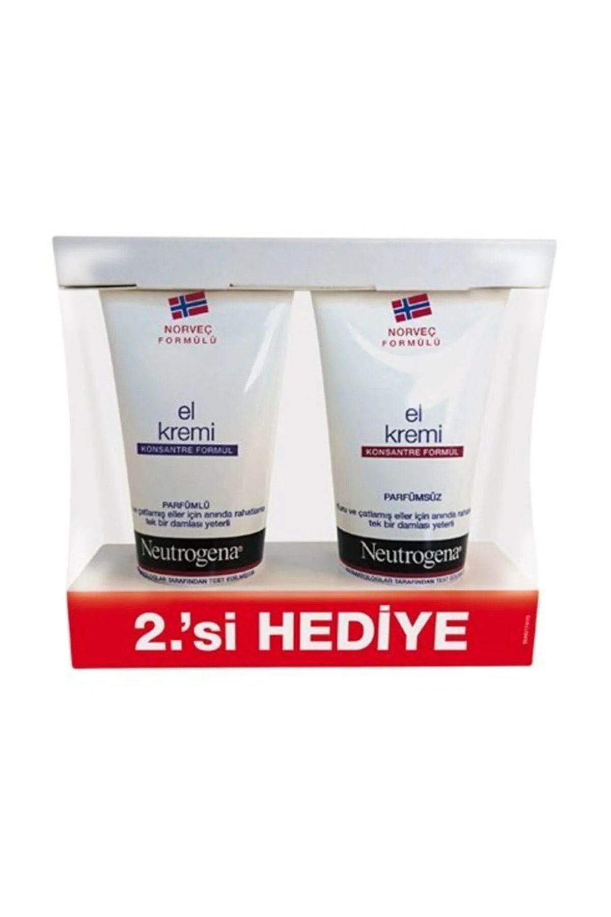 Neutrogena El Kremi 75Ml Parfümlü + 75Ml Parfümsüz 3574661405704