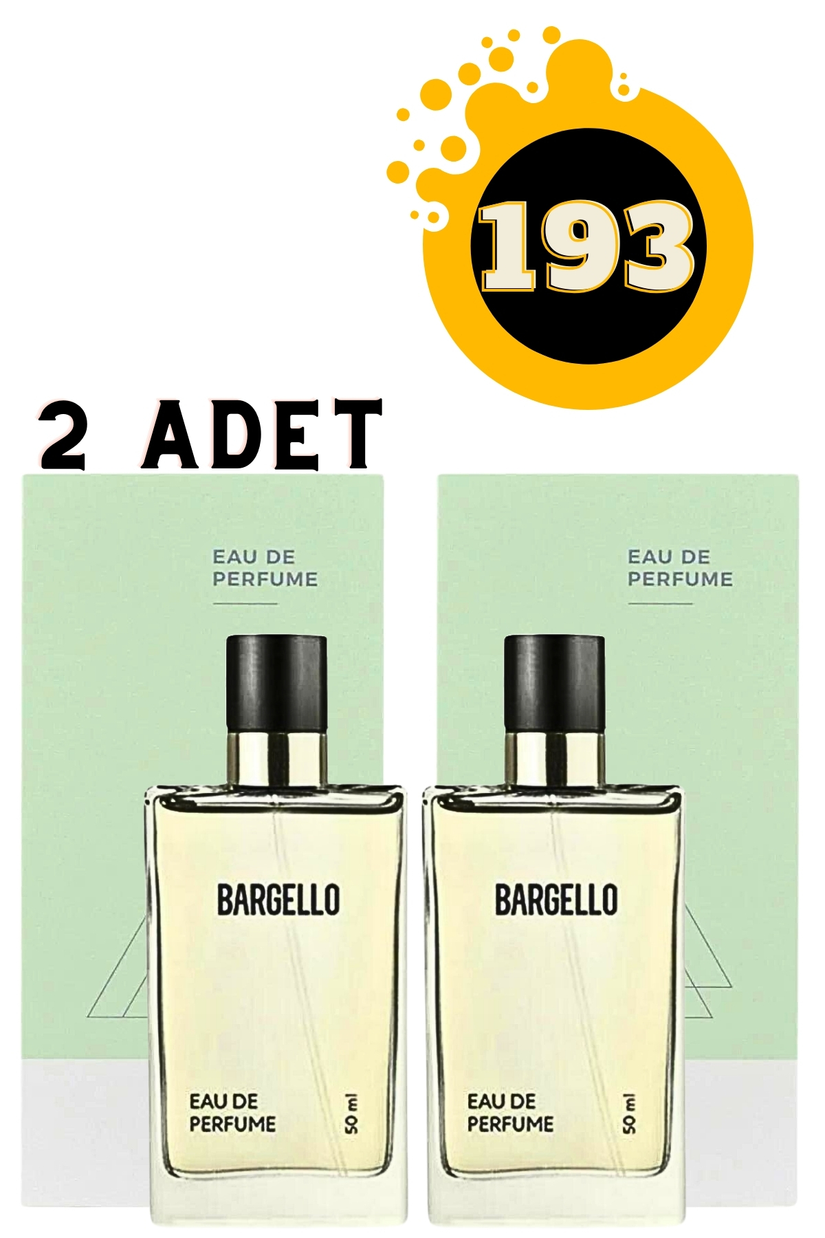 Bargello 193 Oriental Edp 50 ml Unisex Parfüm 2 Adet - Brgpen1932