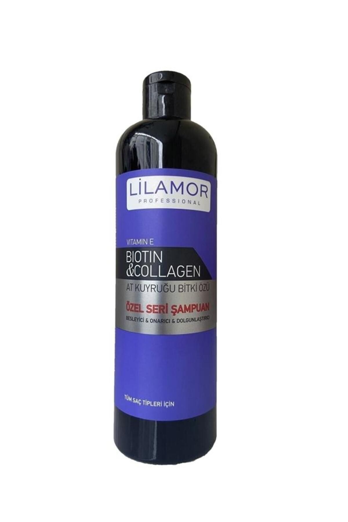 Lilamor Biotin&Collagen At Kuyruğu Özlü Şampuan 400 Ml