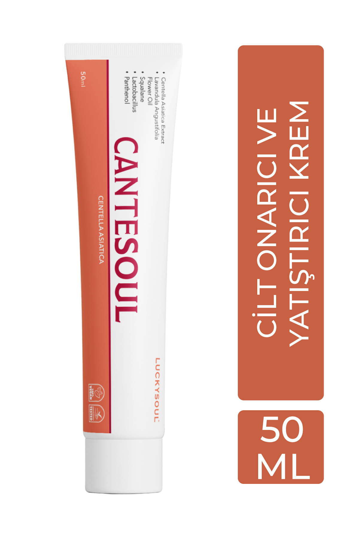 LUCKY SOUL Cantesoul (CİCA) Krem – Cilt Onarıcı Ve Yatıştırıcı Krem 50 ml