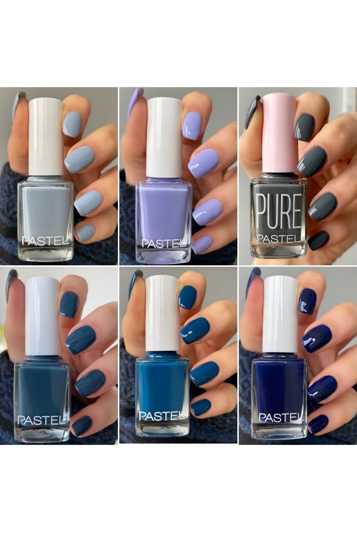 Pastel 6'lı Oje Seti (312-142-624-237-318-063)