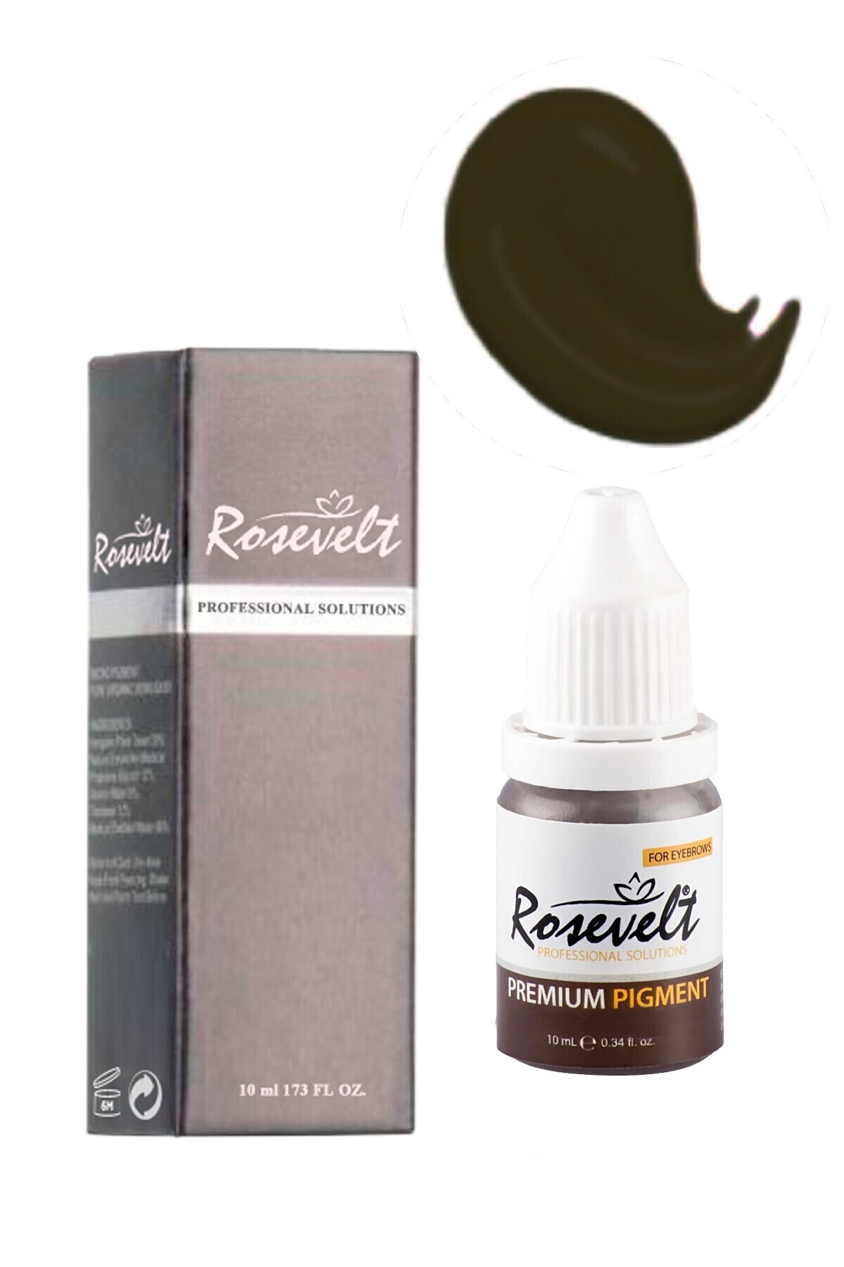 ROSEVELT Kalıcı Makyaj Boyası 233 Ash Brown Kalıcı Makyaj Kaş Boyası