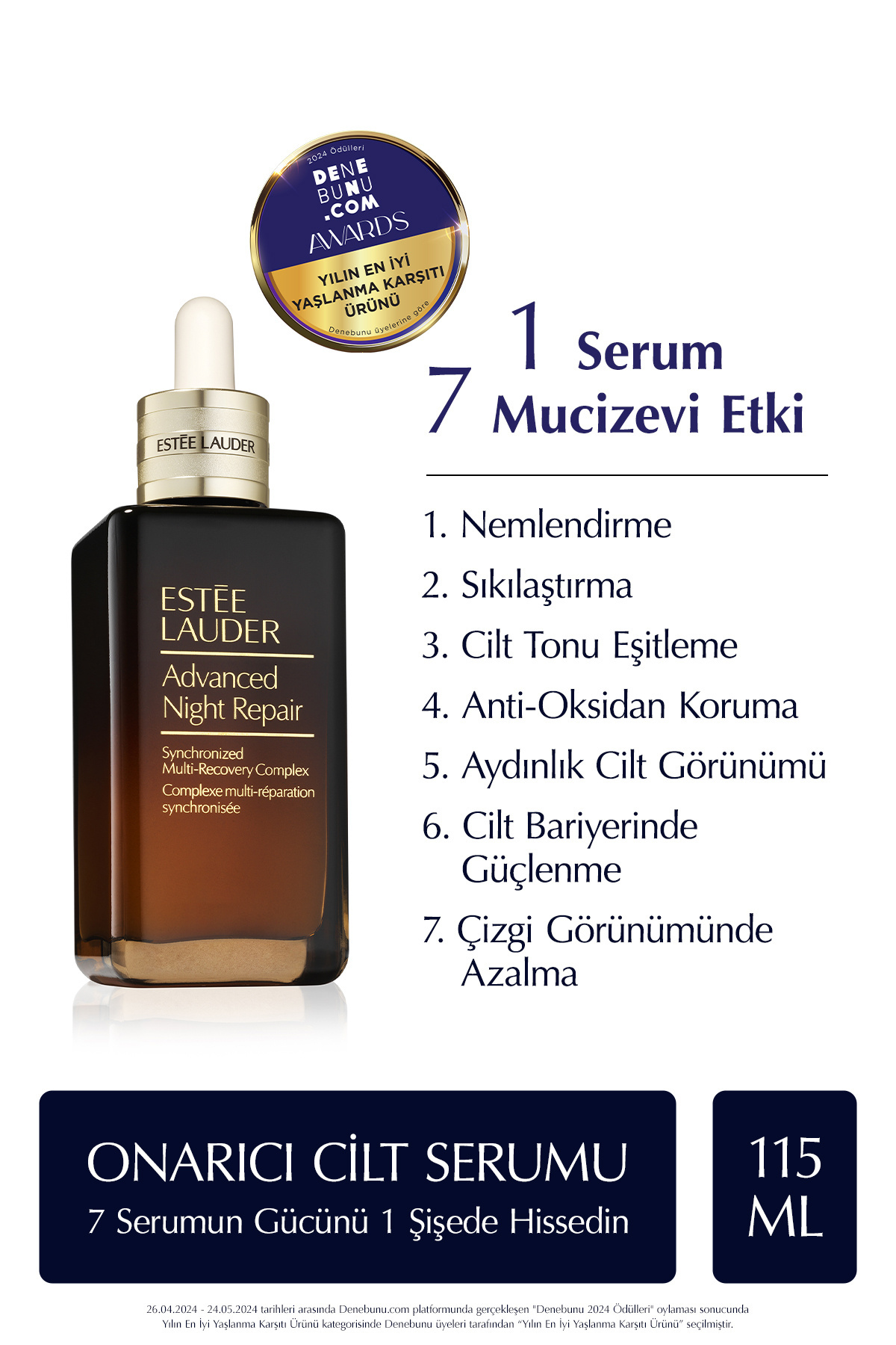 Estee Lauder Advanced Night Repair Onarıcı Cilt Bakım Serumu 115 ml