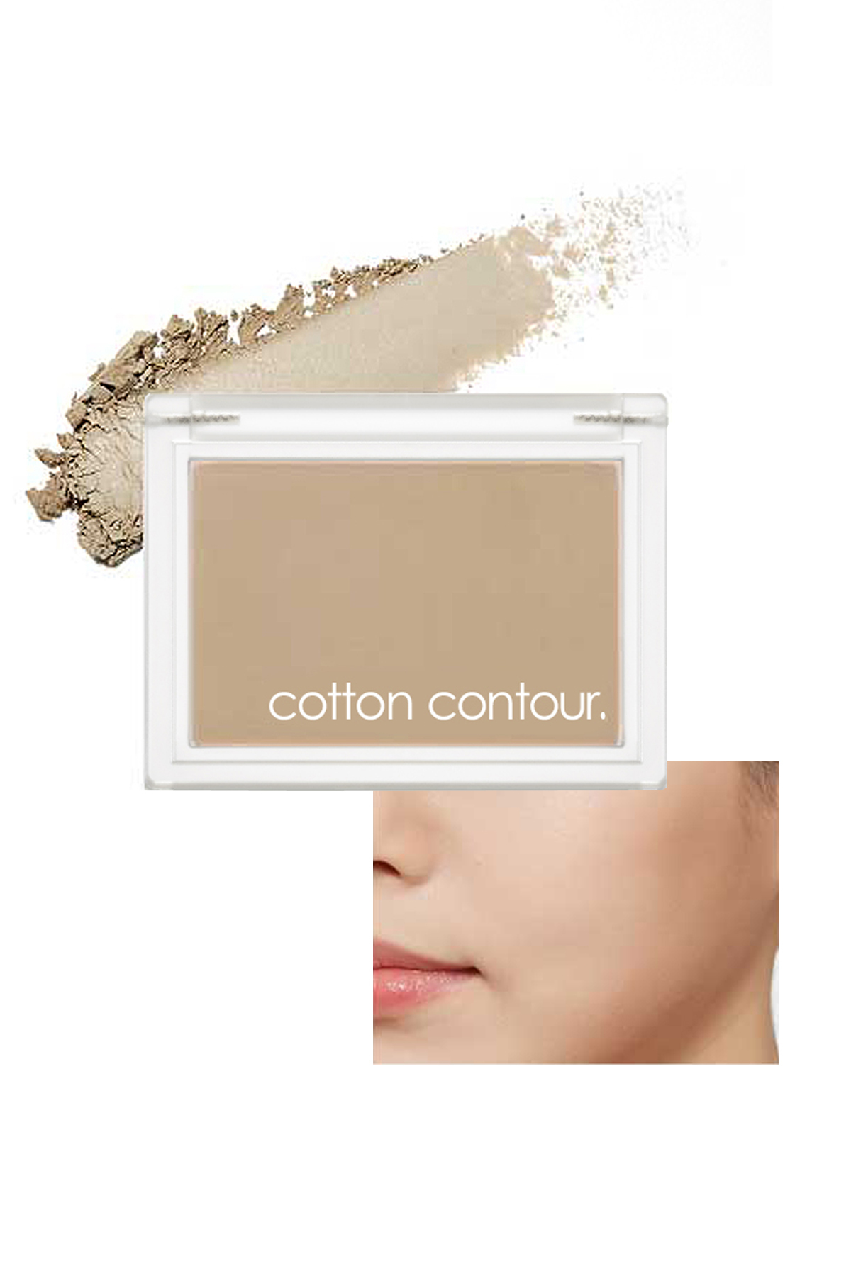 Missha Kadife Dokuya Sahip, Doğal Görünümlü Kontür Cotton Contour (Smoked Hazel)