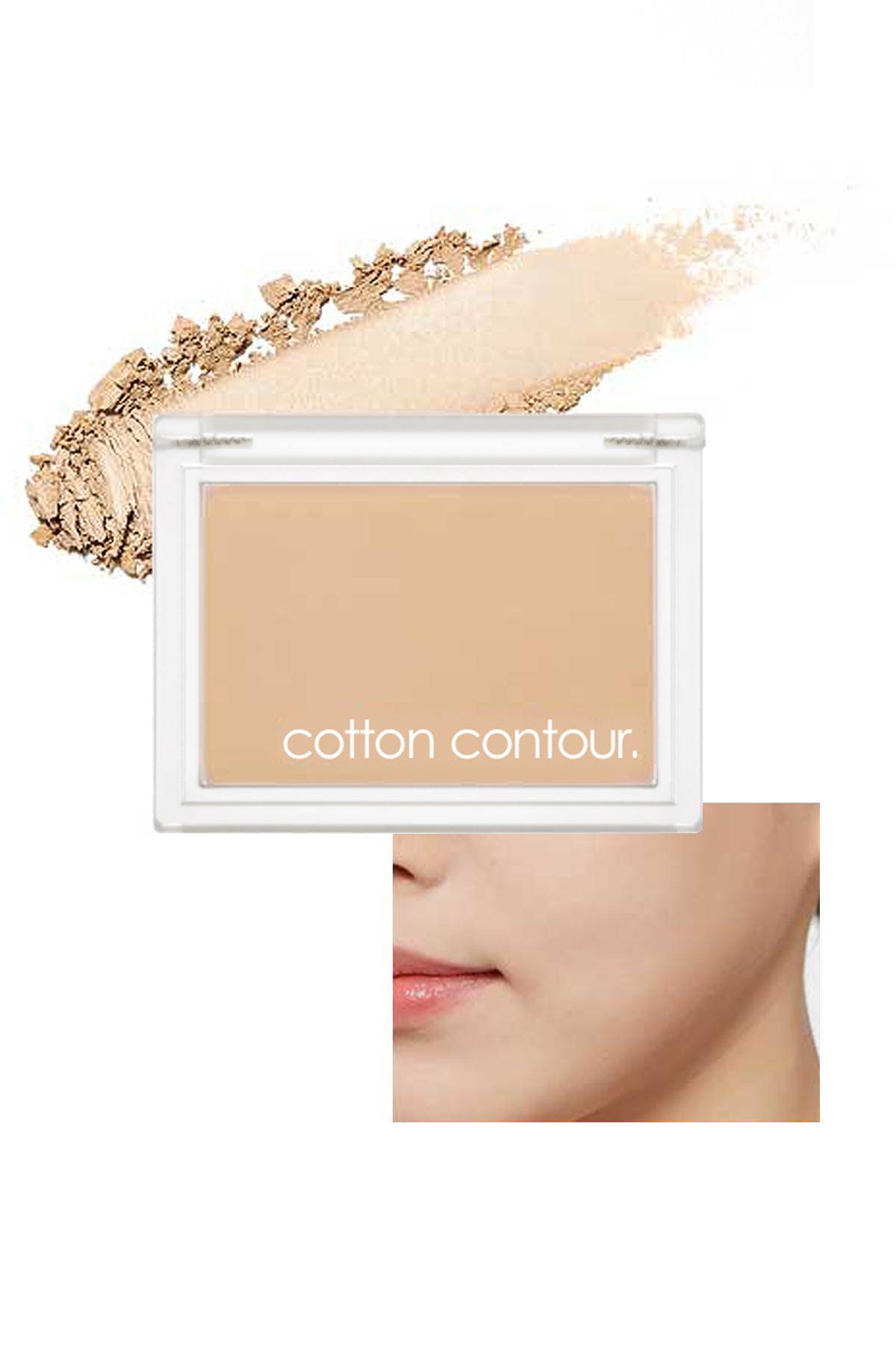 Missha Kadife Dokuya Sahip, Doğal Görünümlü Kontür Cotton Contour (Baked Bagel)
