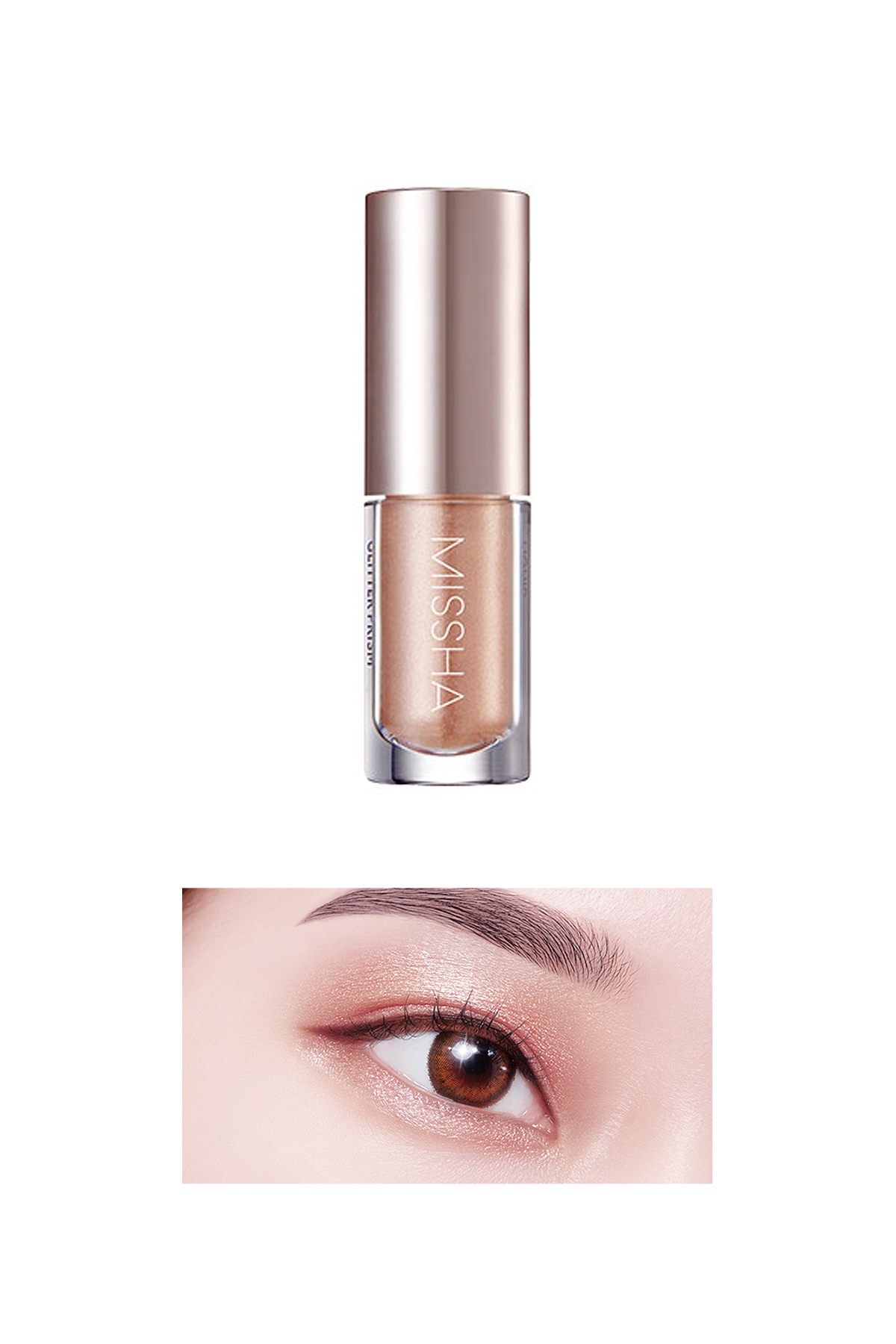 Missha Işıltılı Ve Parlak Glitter Likit Göz Farı Glitter Prism Liquid Eyeshadow Shimmer No10 Lace Shirring)