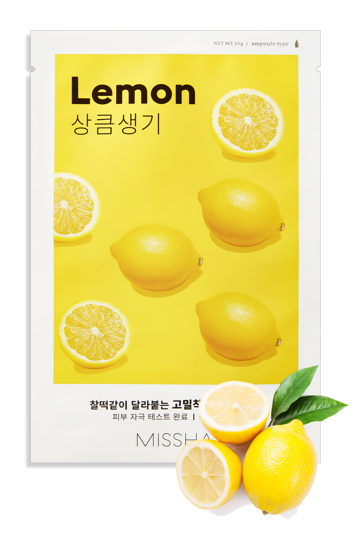 Missha Limon Özlü Koyu ve Mat Ciltler İçin Aydınlatıcı Yaprak Maske Airy Fit Sheet Mask (Lemon)