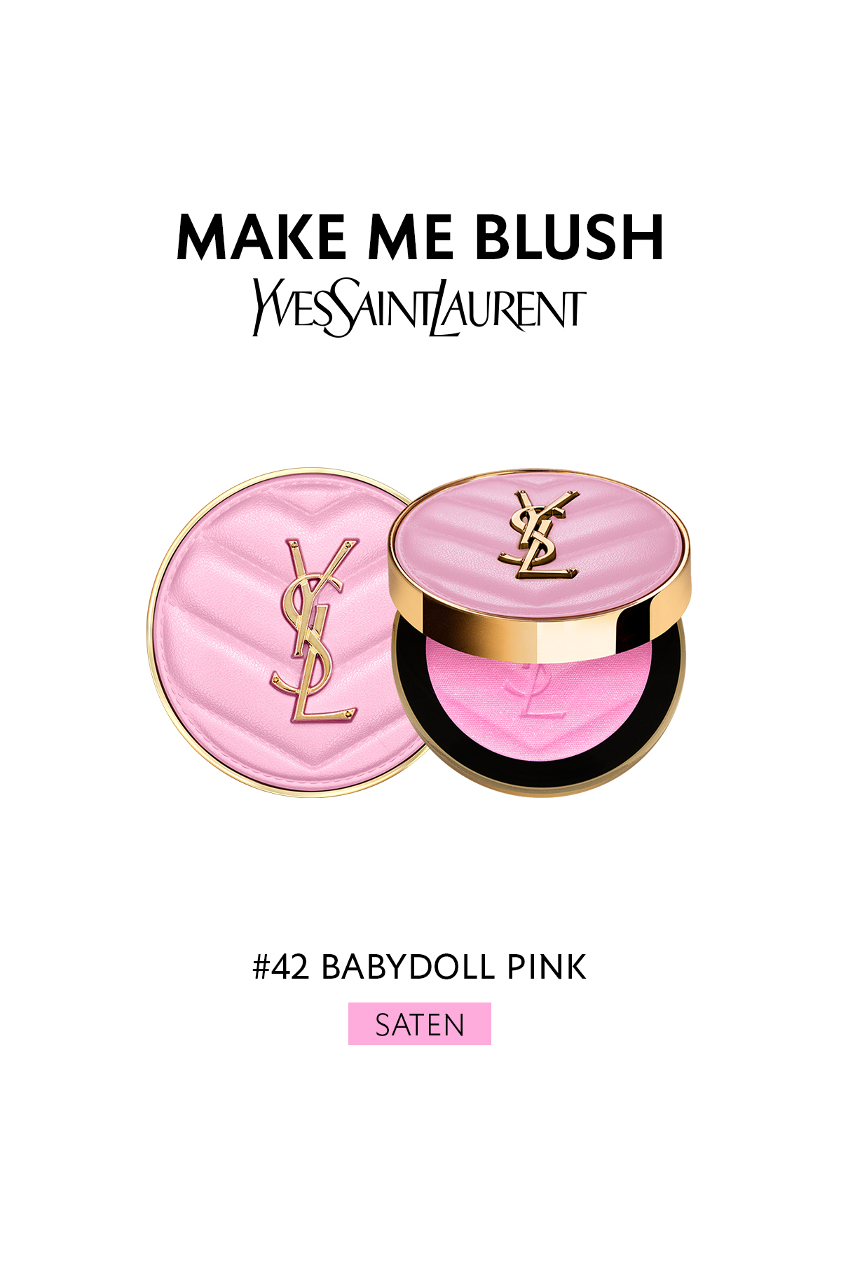 Yves Saint Laurent Make Me Blush Pudra Allık 42 Babydoll Pink 3614274254396