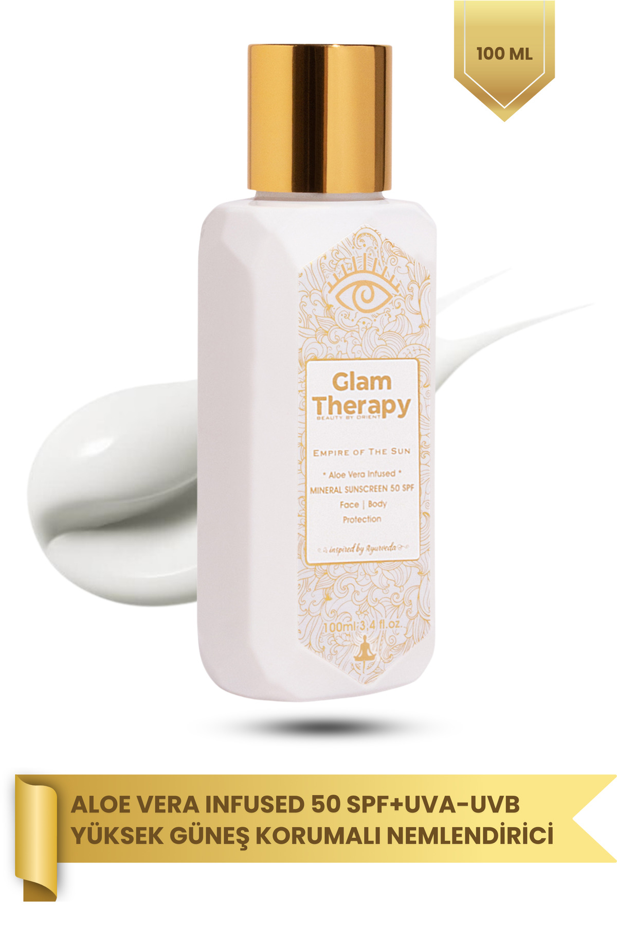 glam therapy Solar Embrace Aloe Vera Infused 50spf Uva-uvb Yüksek Güneş Korumalı Nemlendirici 100ml
