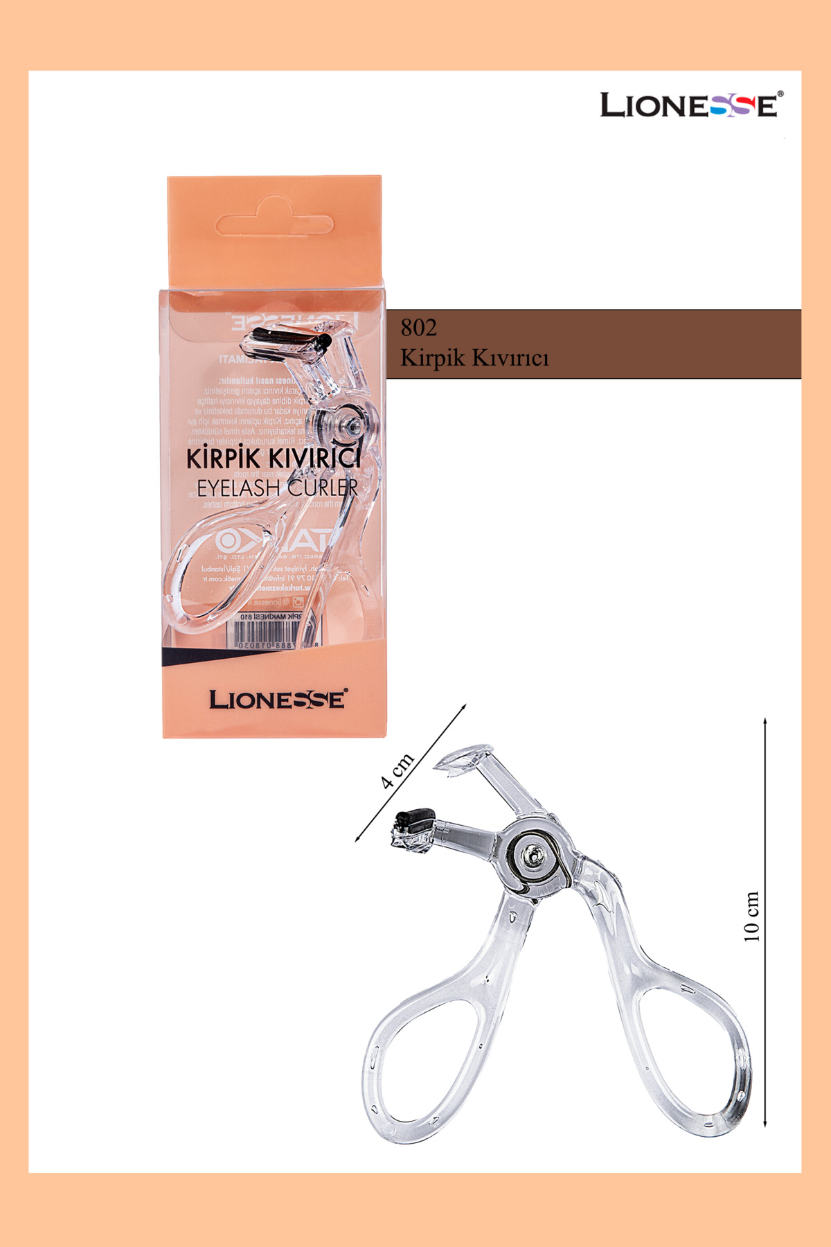Lionesse Kirpik Kıvırıcı 802