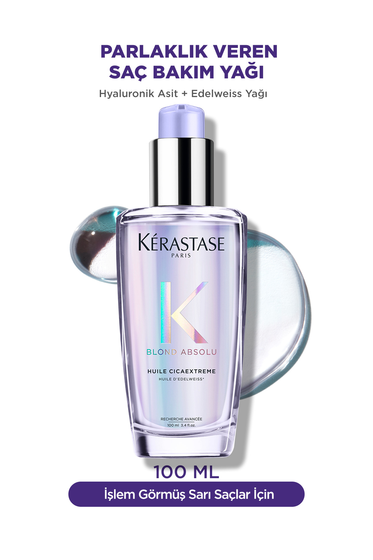 Kerastase Blond Absolu Huile Cicaextreme Parlaklık Veren Saç Bakım Yağı 100 ml 100 ml
