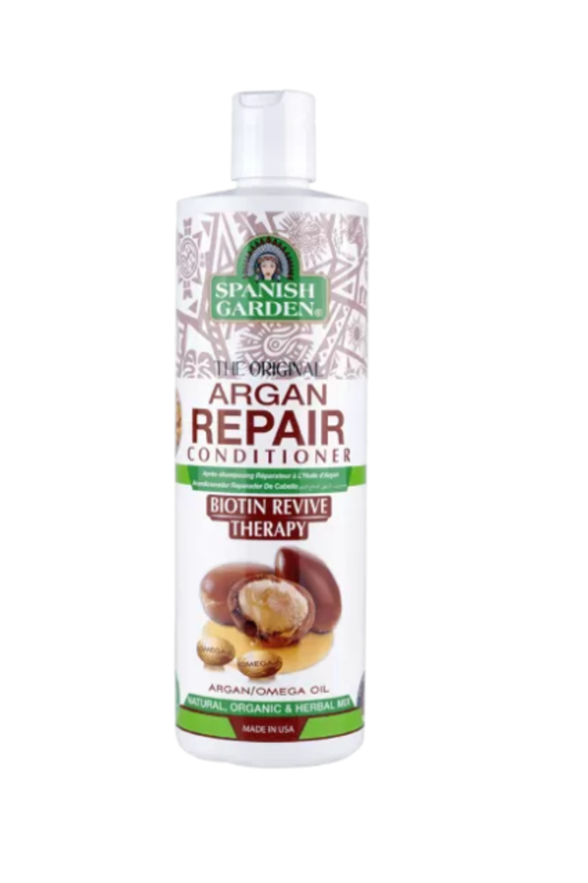 spanish Garden Organik Argan Ve Omega Yağı Onarıcı Saç Kremi 450 ml