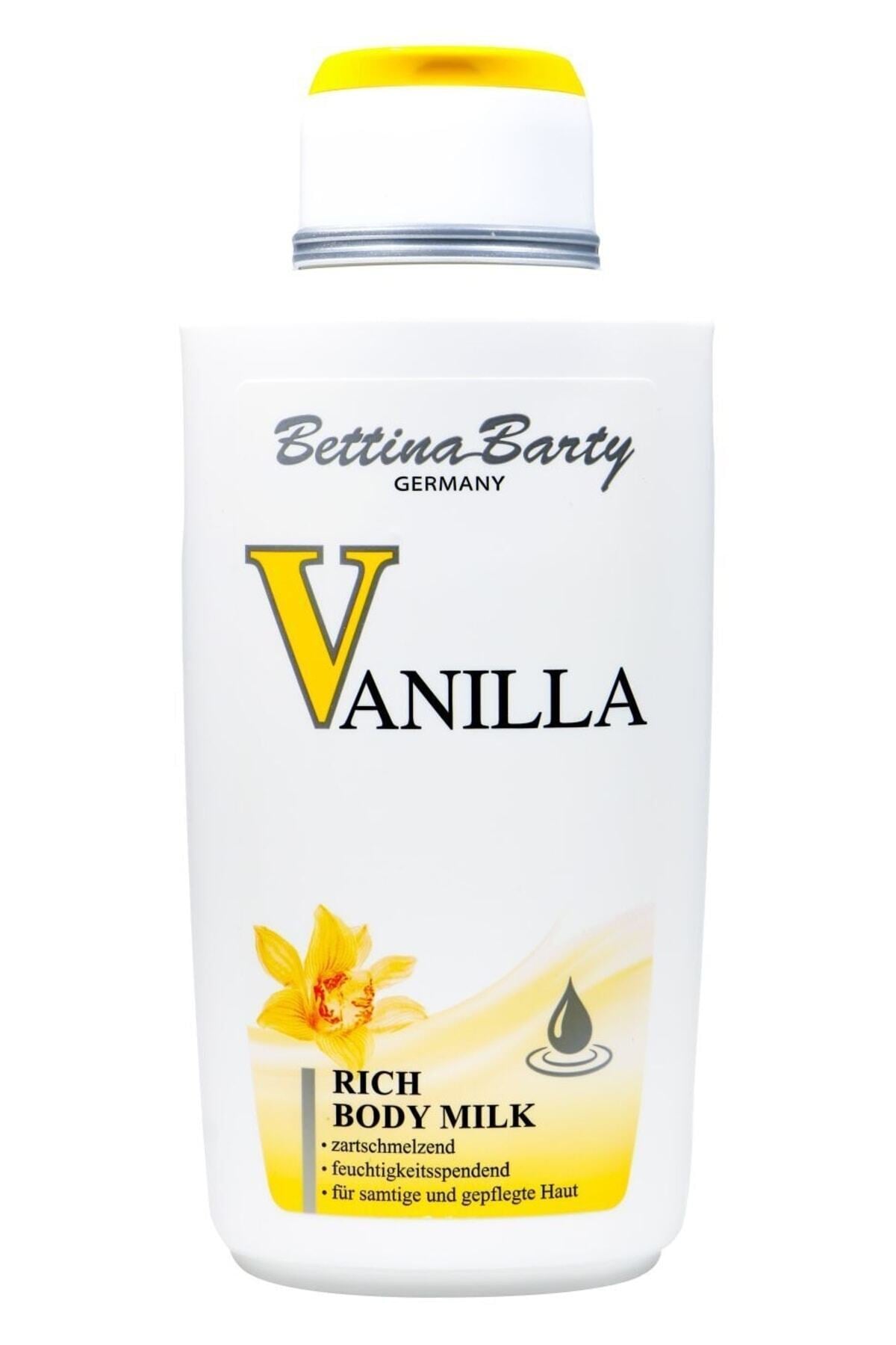 BETTİNA BARTY Vanilla Rich Body Milk, Vanilya Zengin Vücut Sütü, 500 ml