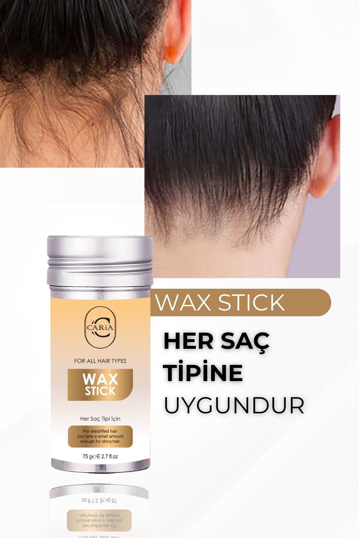 Caria Wax Stick 75gr - Saç Sabitleyici
