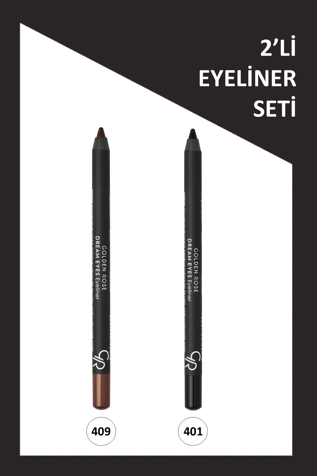 Golden Rose Dream Eyes Eyeliner 2'li Göz Kalemi Seti- No: 401-409