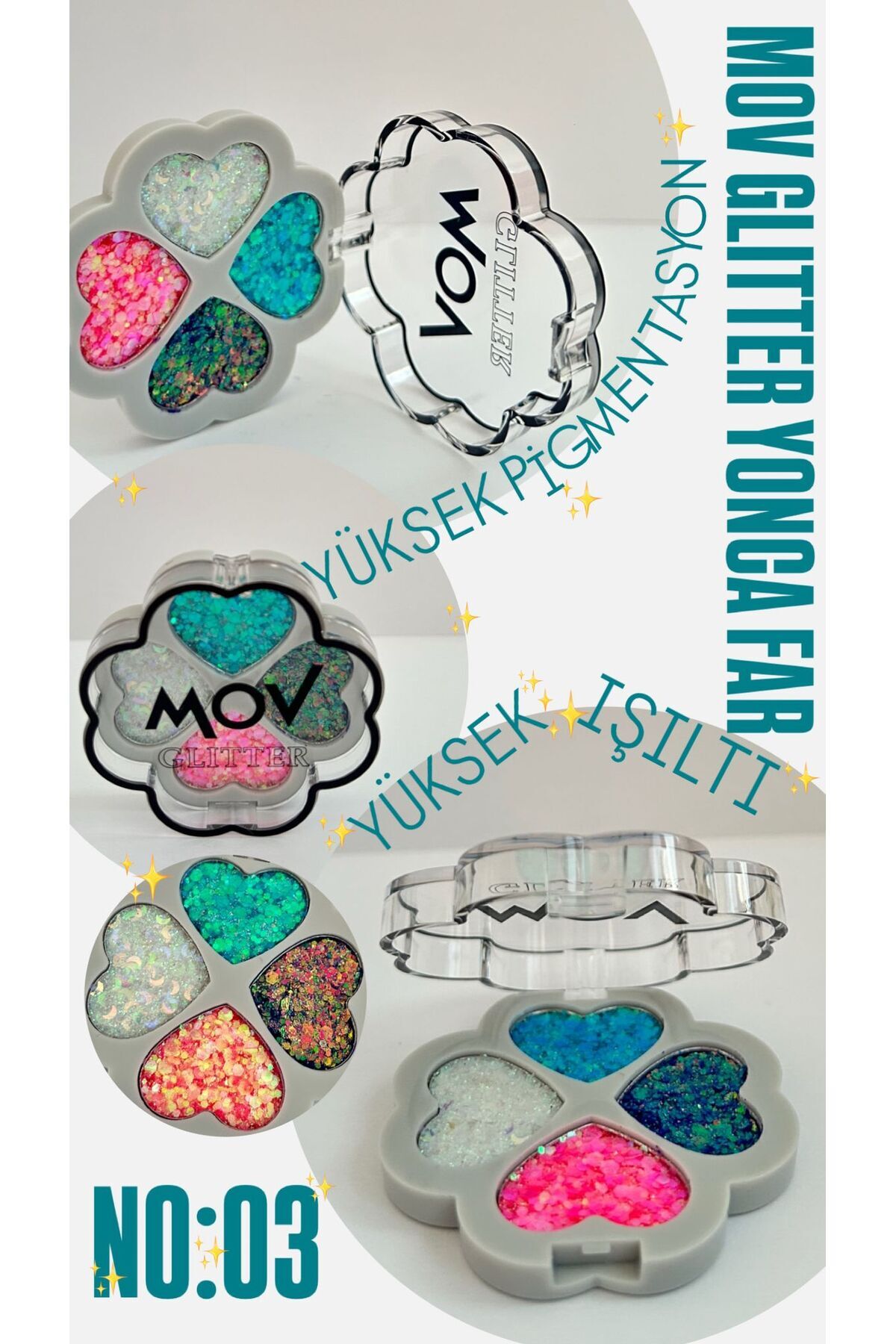 MOV YONCA FAR PALETİ NO:03