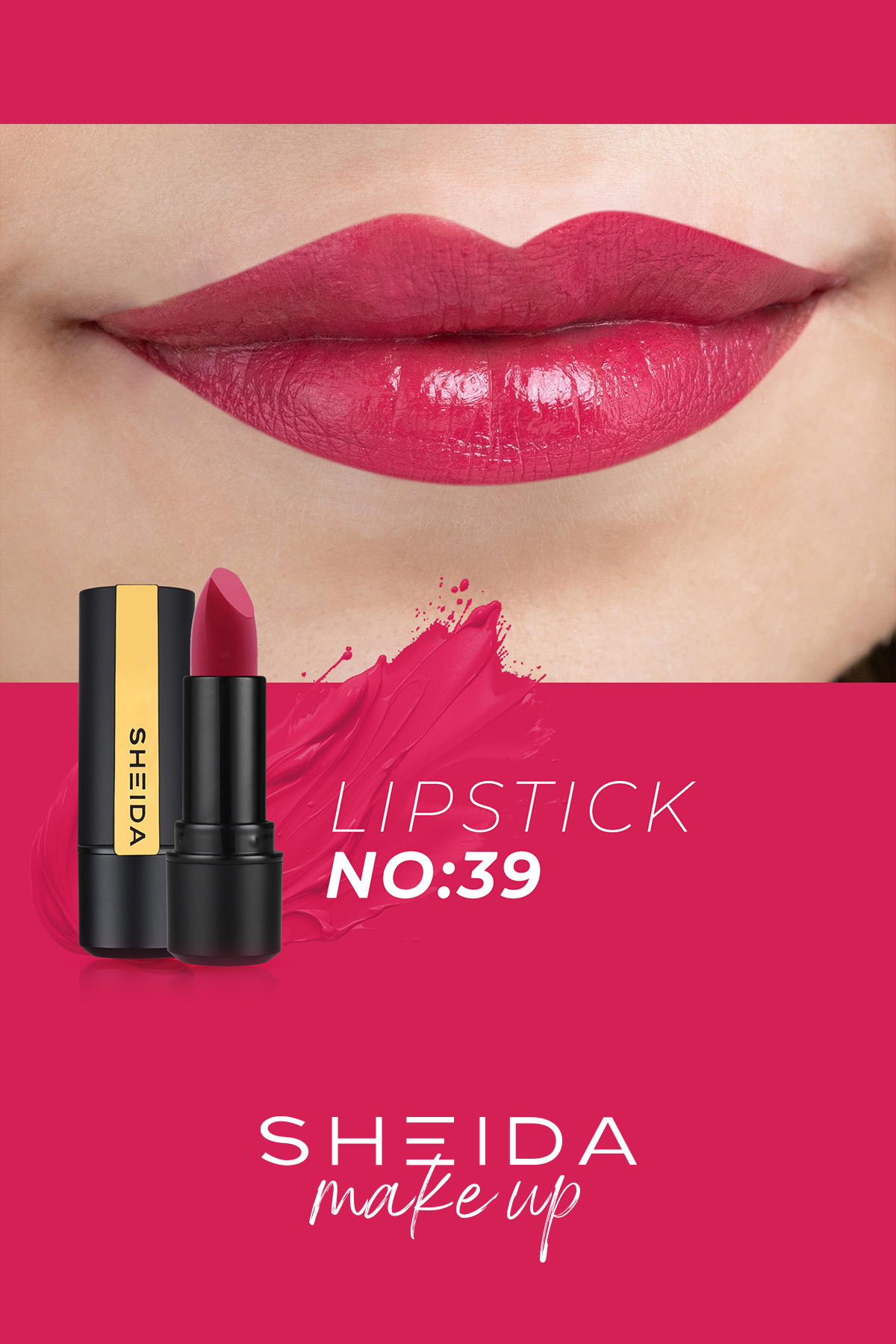 Sheida Luzun Süre Kalıcı E Ve C Vitamini Içeren Yeni Nesil Mat Ruj - Matte Lipstick No:39