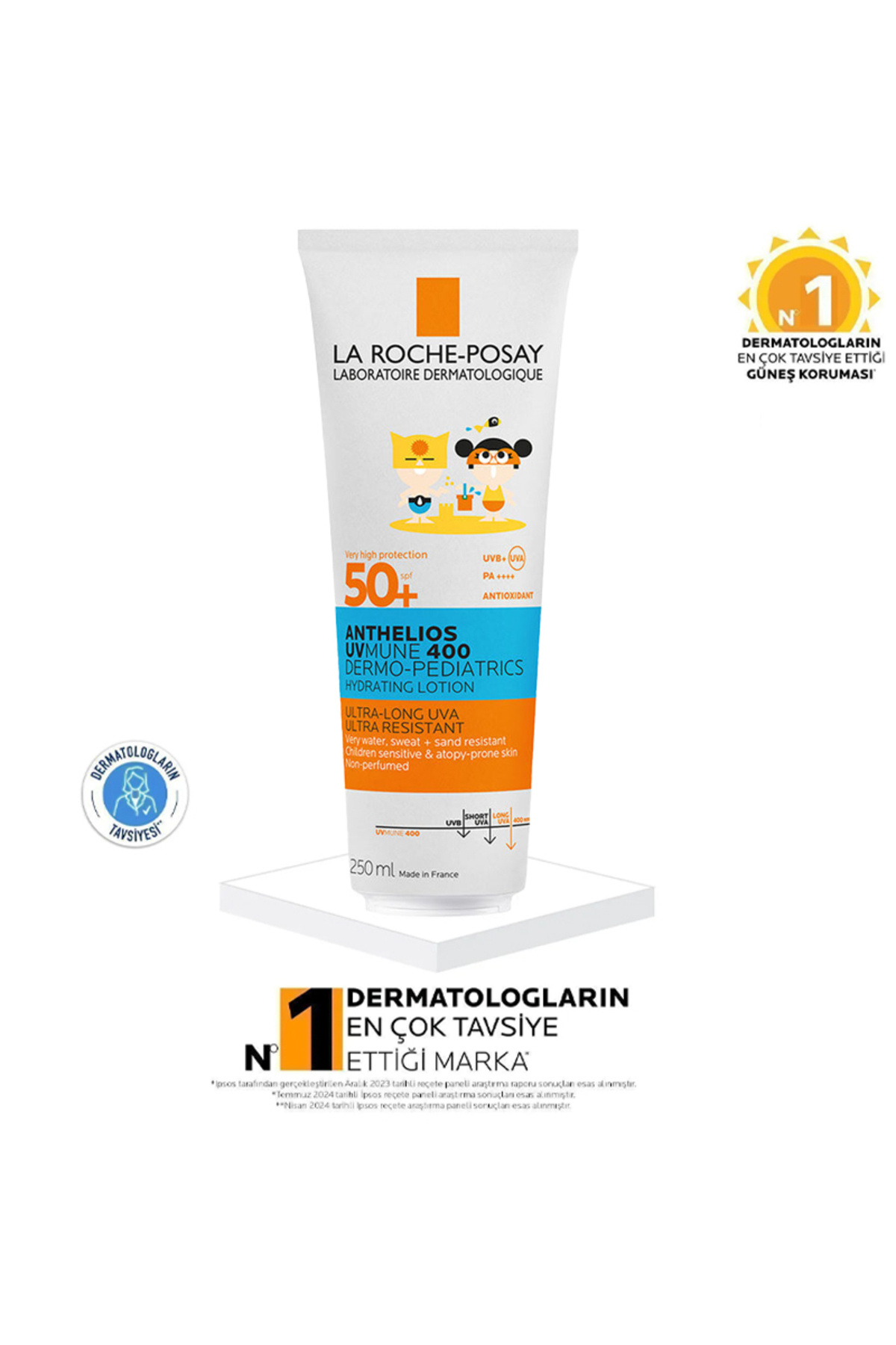 La Roche Posay Anthelios SPF 50+ Çocuklar için Güneş Losyonu 250 ml