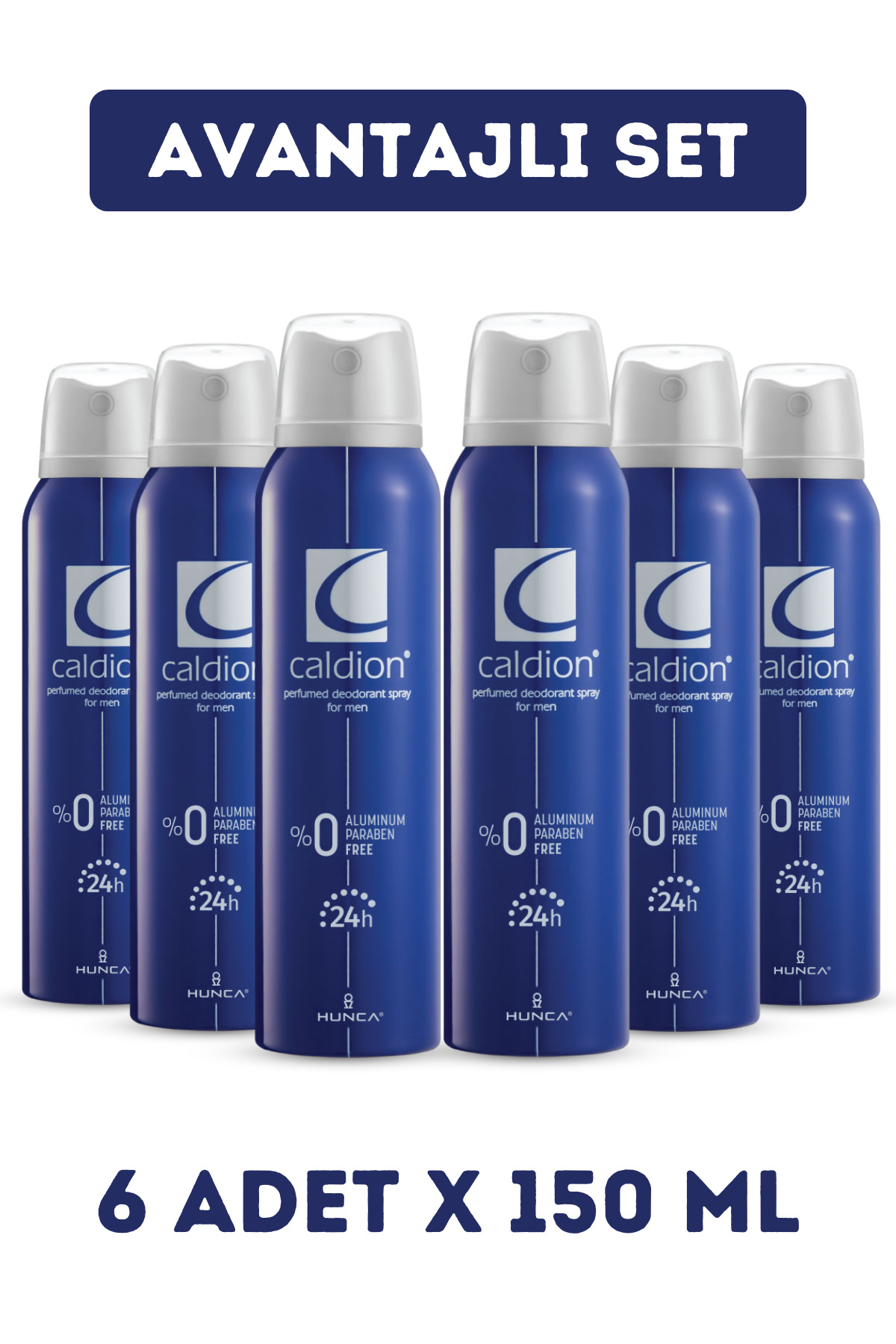 Caldion Classic Erkek Sprey Deodorant 150 ML x 6
