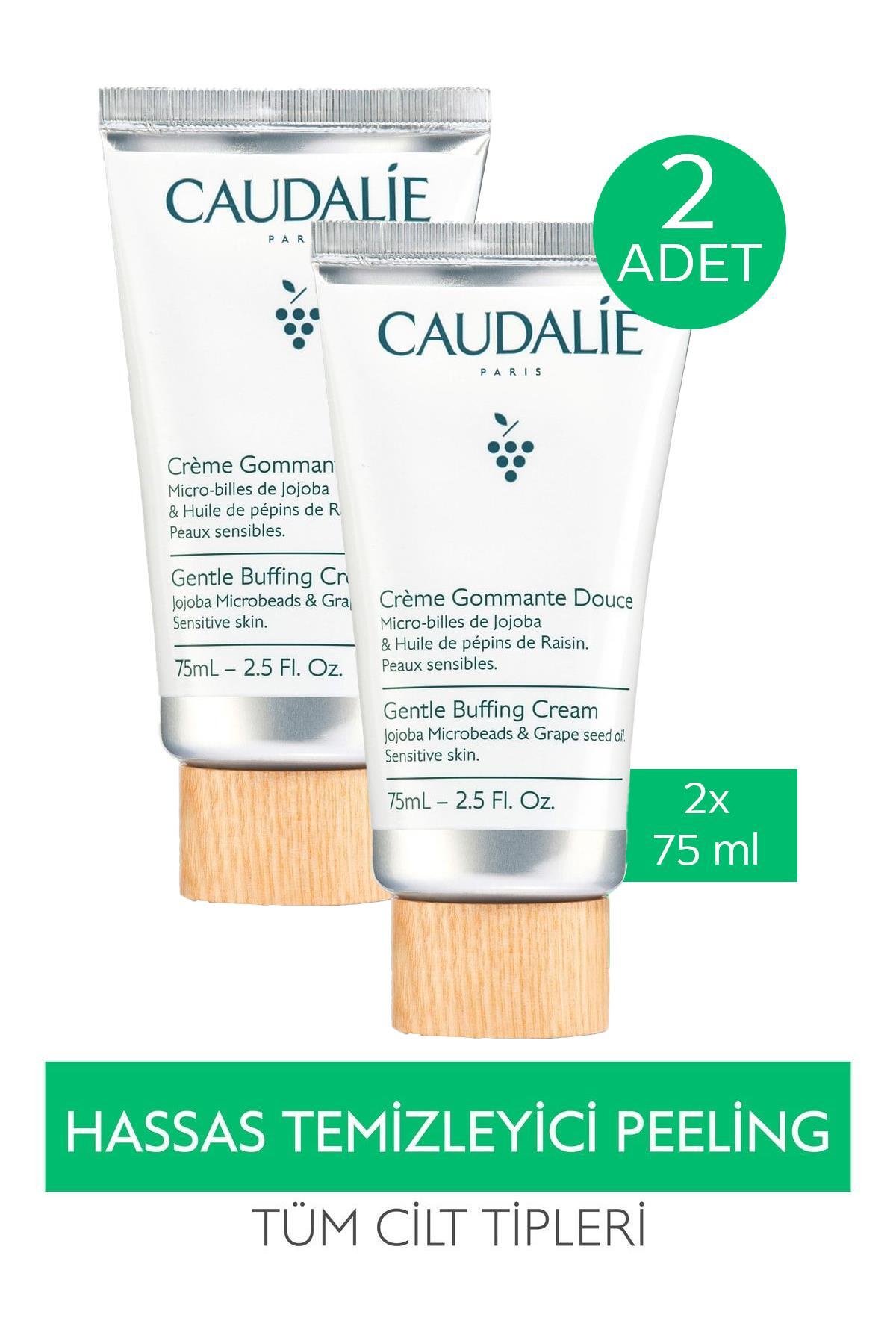 Caudalie Gentle Buffing Cream Hassas Temizleyici Peeling 75 ml 2 Adet