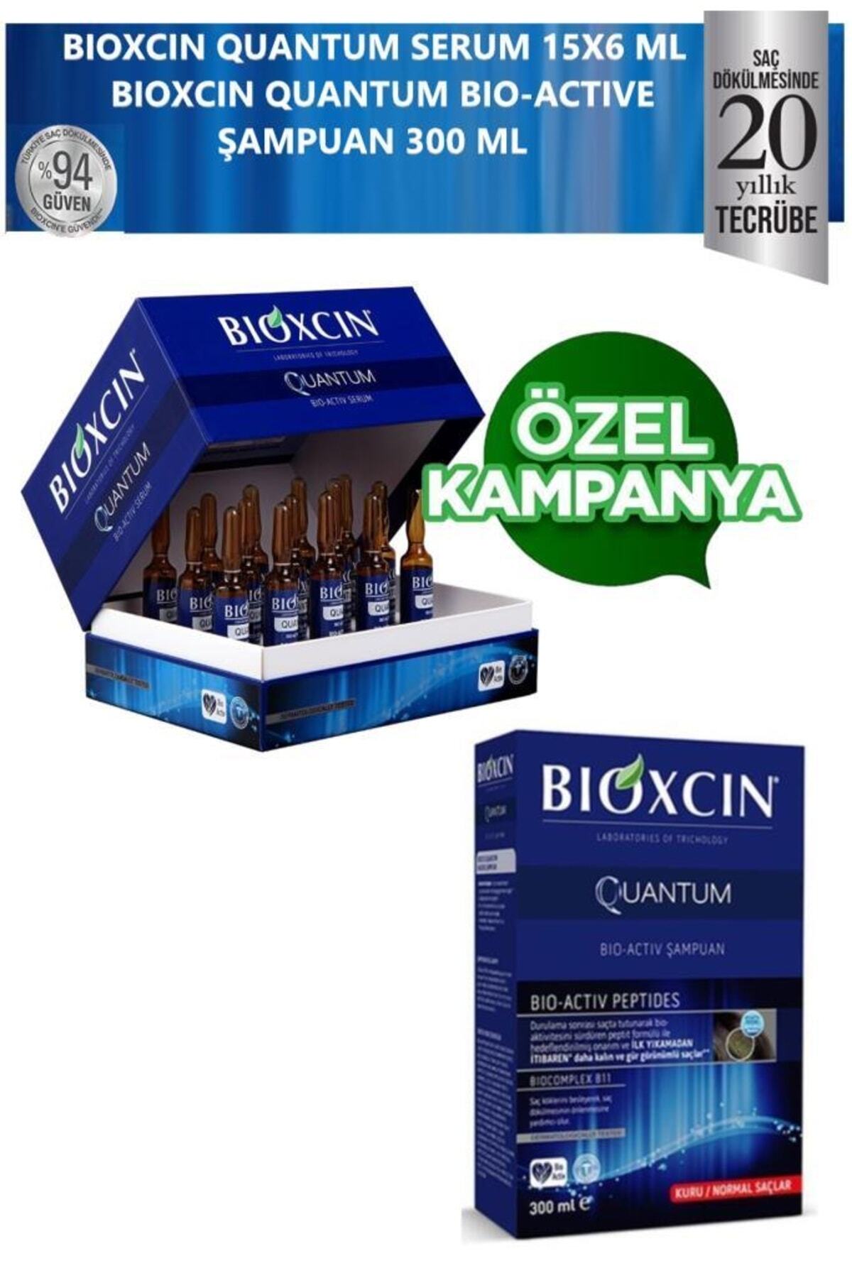 Bioxcin Quantum Serum 15x6 Ml+quantum Bio Activ Şampuan Kuru-normal Saçlar Için 300 Ml
