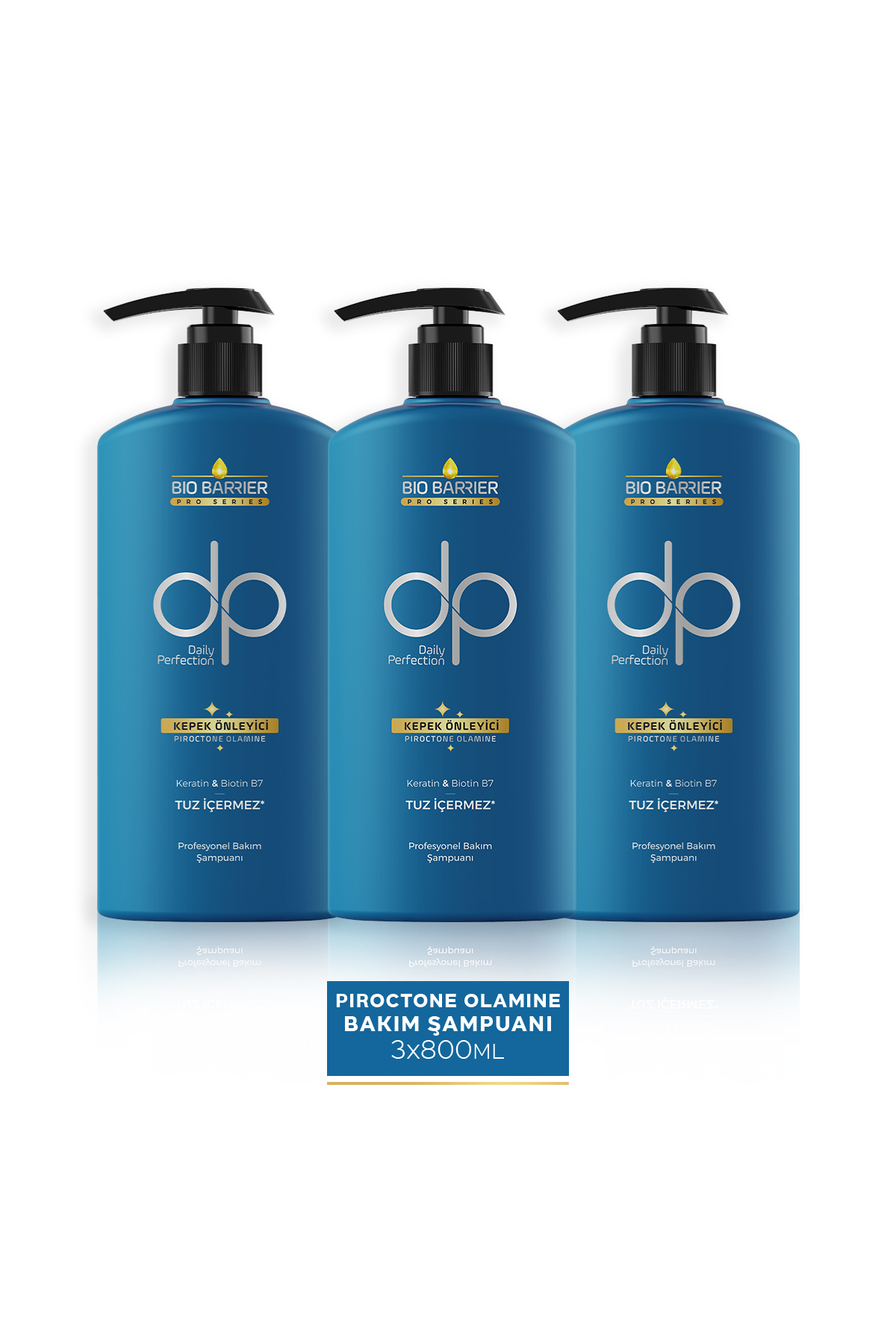 dp Daily Perfection Bio Barrier Şampuan Kepek Önleyici Şampuan 800 ml X 3 Adet