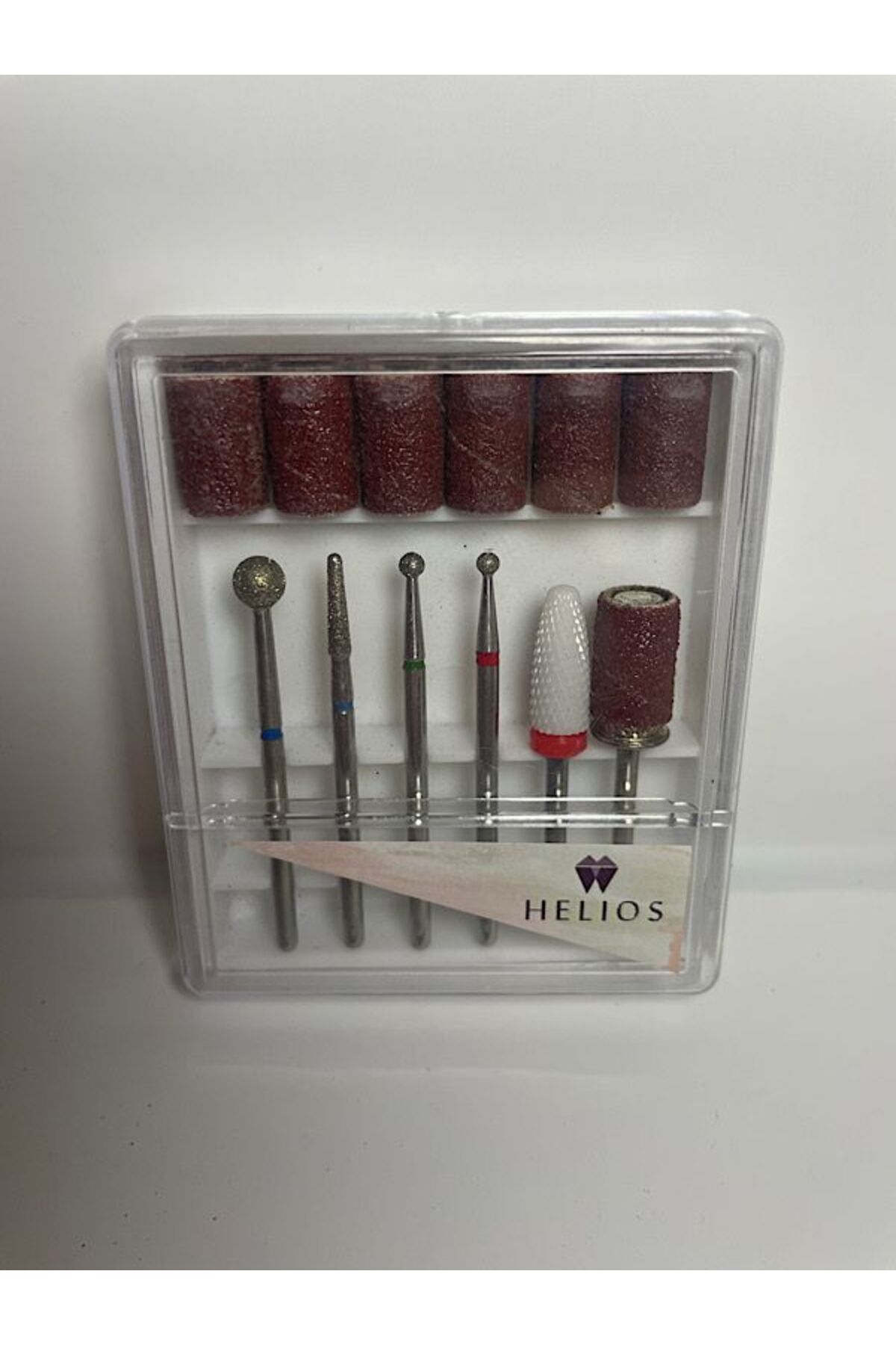 Helios Protez Tırnak Kalıcı Oje Kuru Manikür Ve Seramik Çıkarıcı Freze Ucu Seti