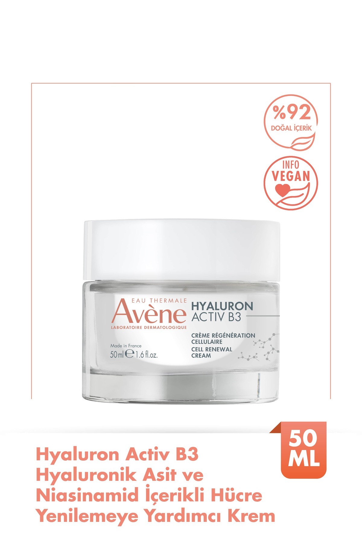 Avene Pürüzsüz ve Sıkılaşmış Bir Cilt İçin Yoğun Onarıcı Bakım Kremi 50ml