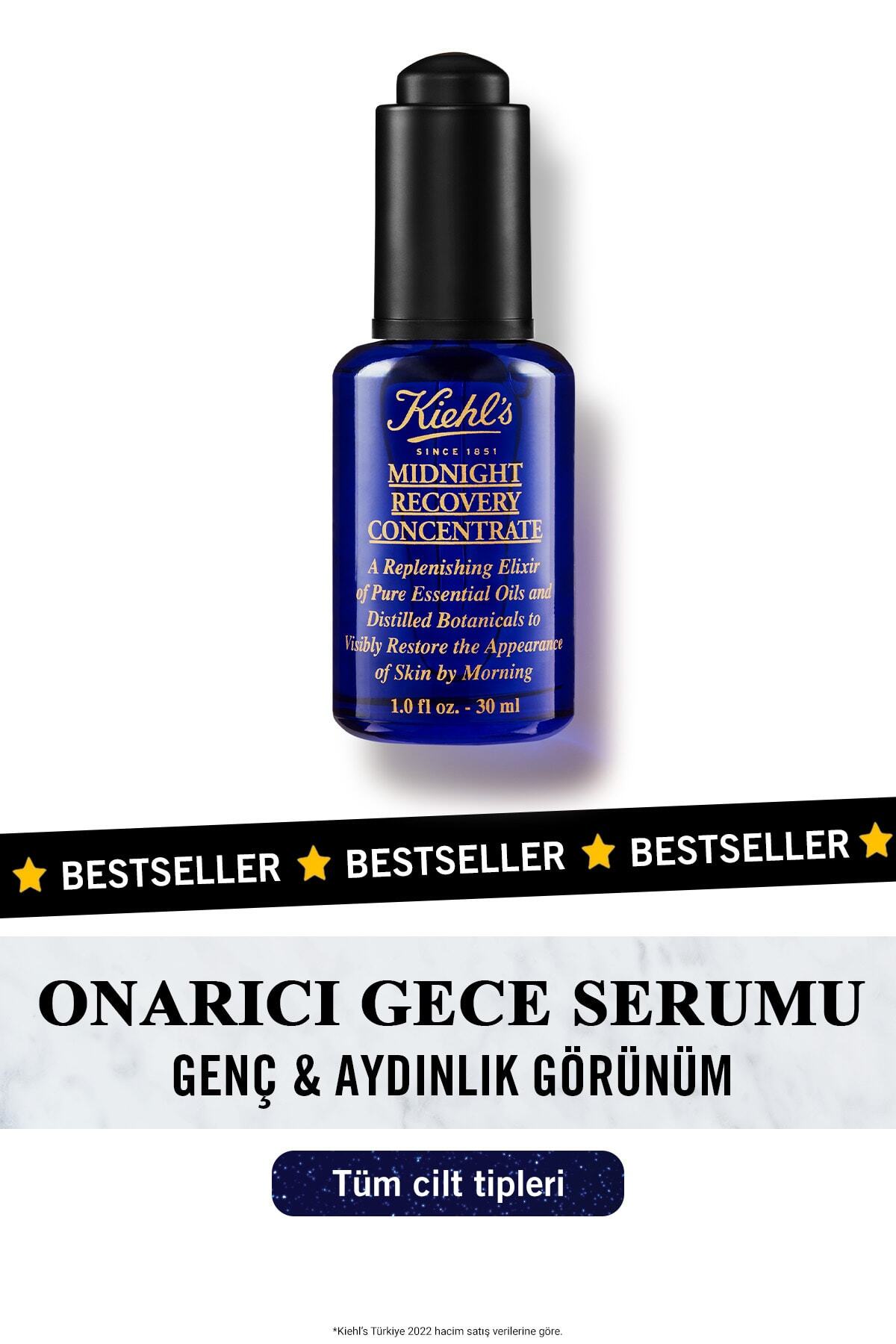 Kiehl's Elaksiyetini Kaybetmiş Cilt Görünümünü Dolgunlaştıran Aydınlatıcı Gece Serumu 30 ml