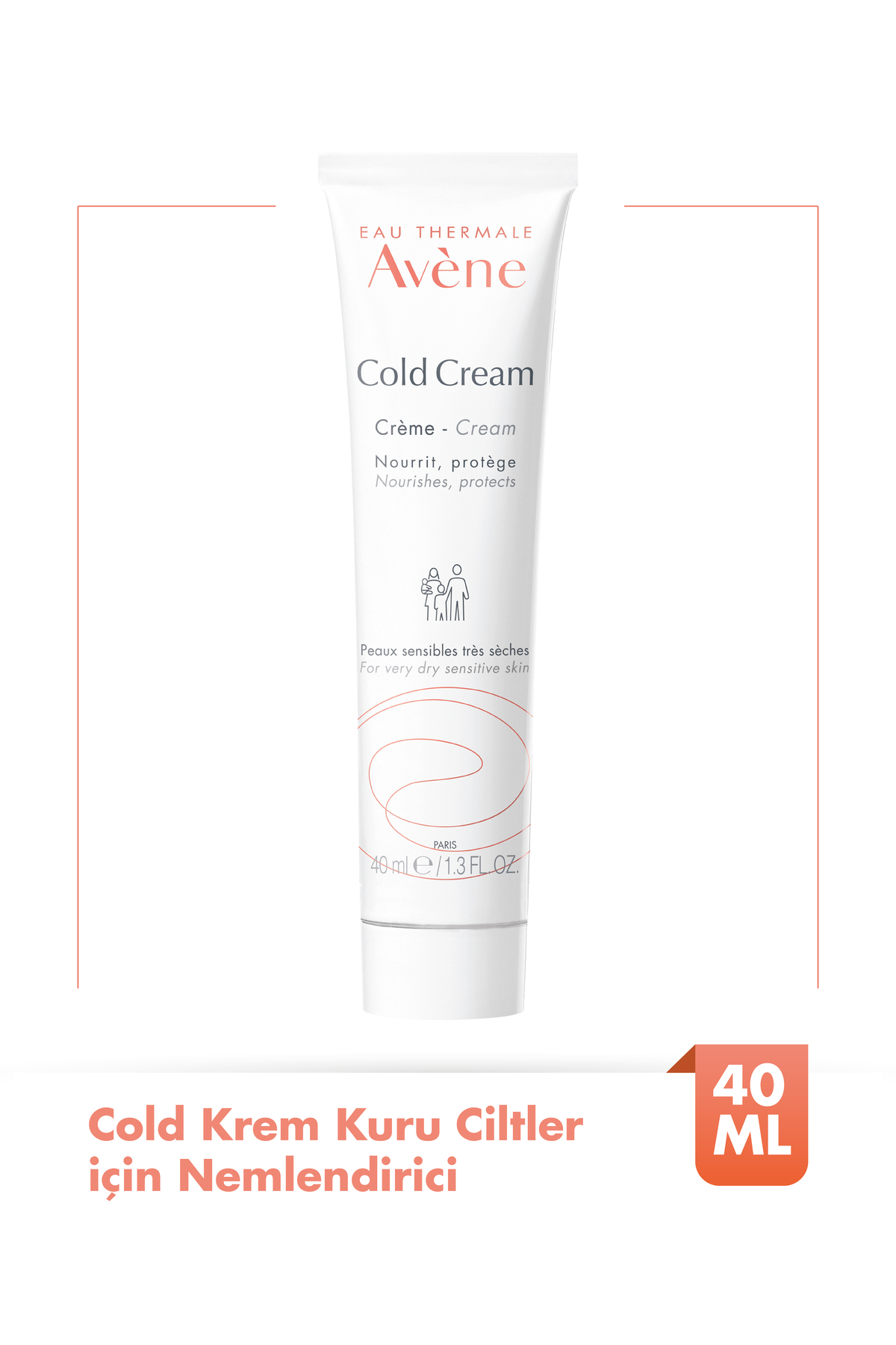 Avene Cildin Gün Boyu Nemli Kalmasını Sağlayan Nemlendirici Bakım Kremi 40 ml