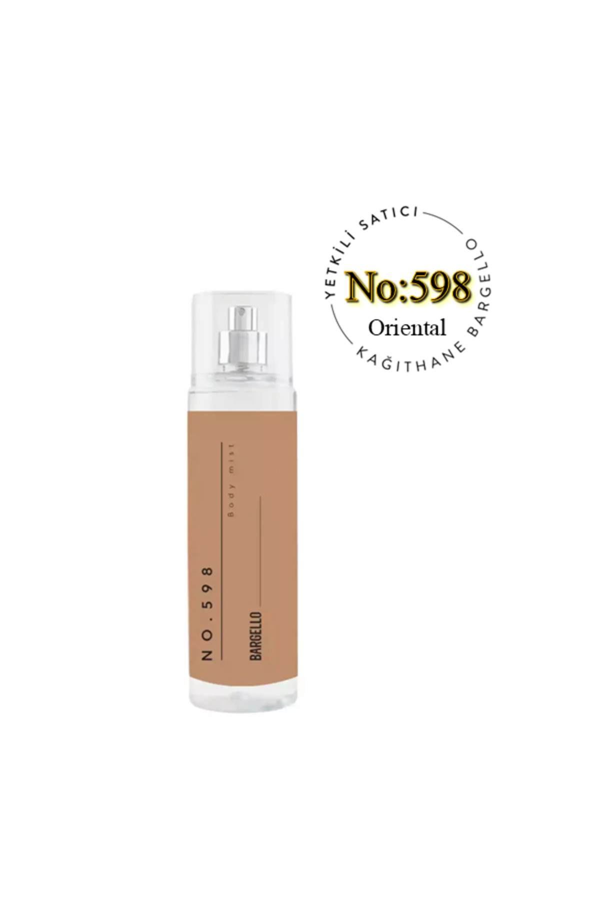 Bargello No: 598 Unisex Body Mist Edt 210 ml Oriental - Mnms210no598bm
