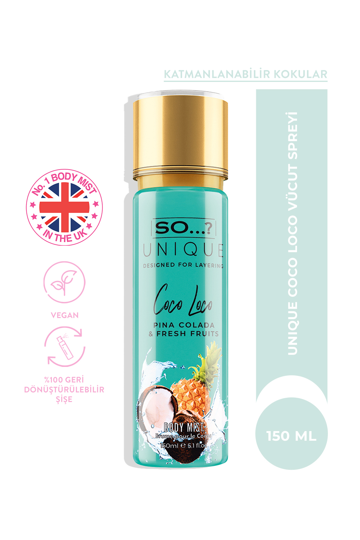 So Fragrance So…? Unique Coco Loco Vücut Spreyi 150ml