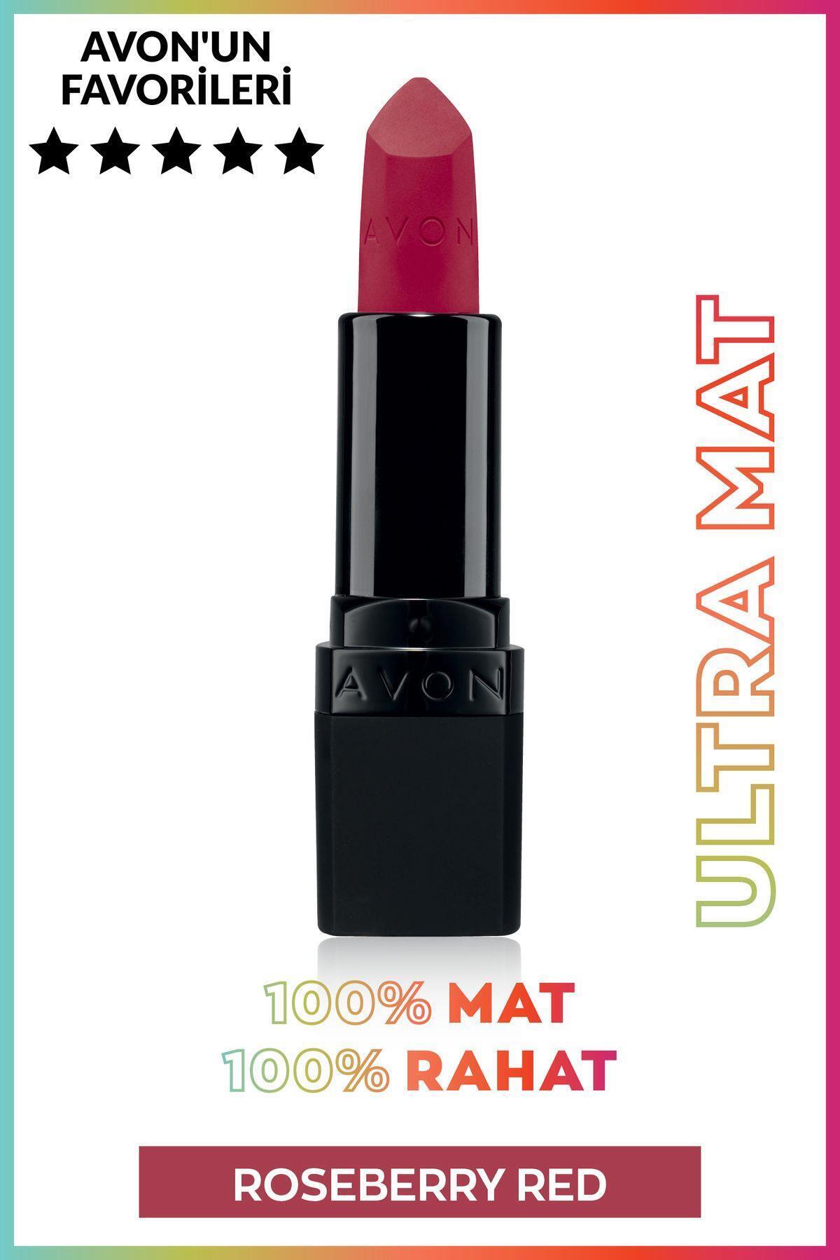 AVON Ultra Mat Ruj - Roseberry Red