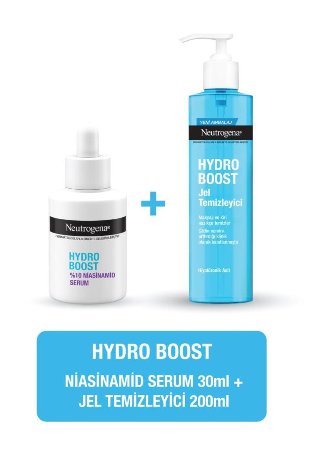 Neutrogena Hydro Boost Niasinamid Serum + Jel temizleyici