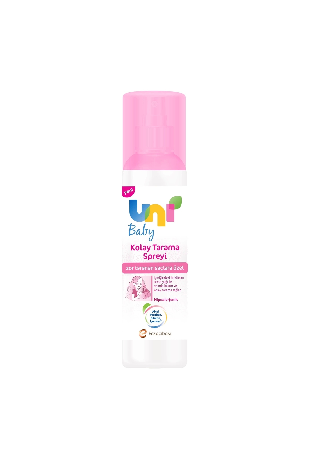 Uni Baby Kolay Saç Tarama Spreyi 200 Ml