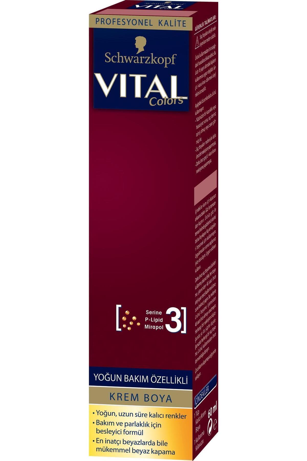 Schwarzkopf Colors Krem Saç Boyası 1-1 Gece Siyah - 60 ml