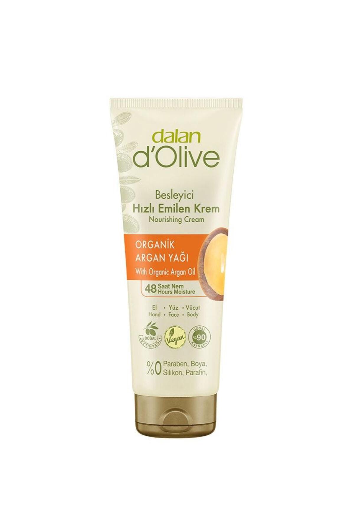 Dalan Dolive Organik Argan Yağı Özlü Tüp Krem 250 ml