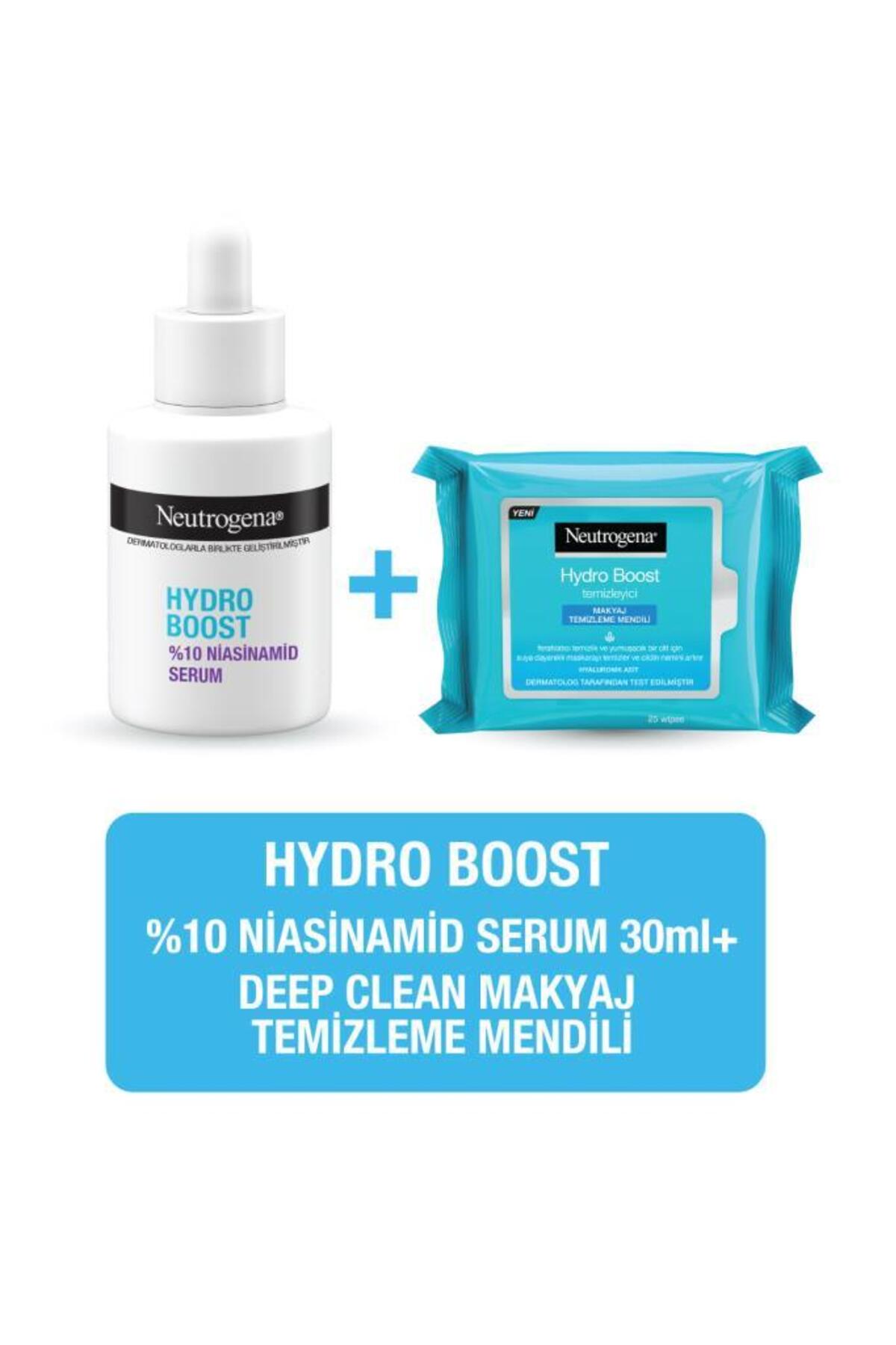 Neutrogena Hydro Boost Niasinamid Serum + Makyaj Temizleme Mendili