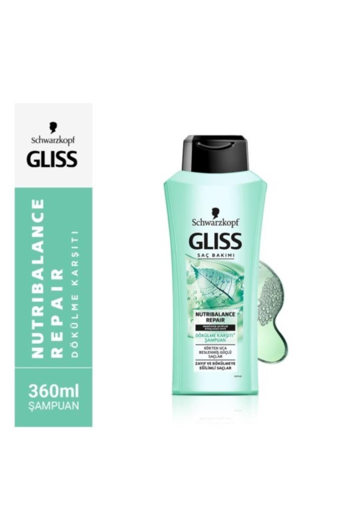 Gliss Şampuan Nutrıbalance Repaır Dökülme Karşıtı 360 ml