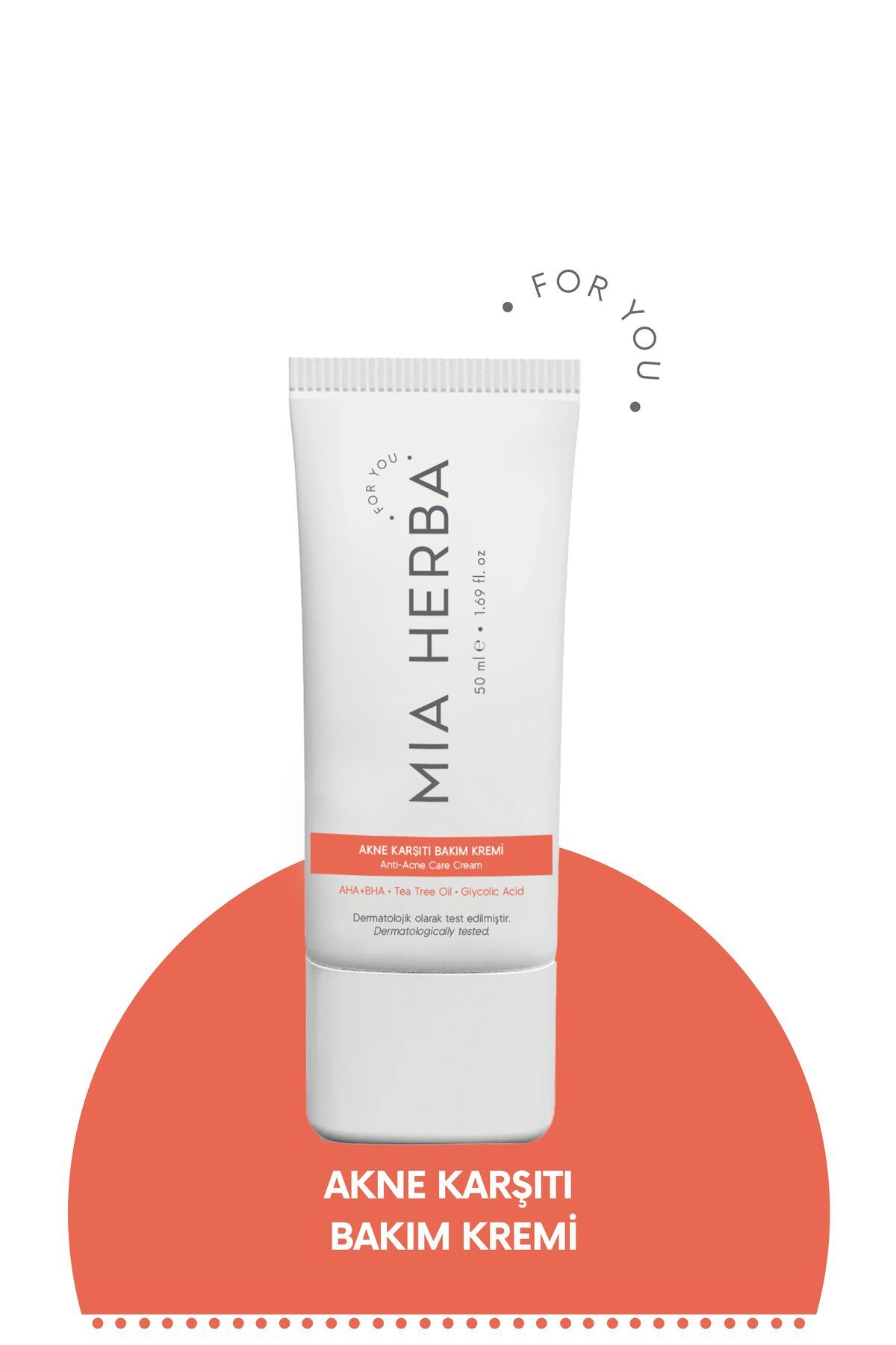 miaherba Akne Karşıtı Bakım Kremi 50ml